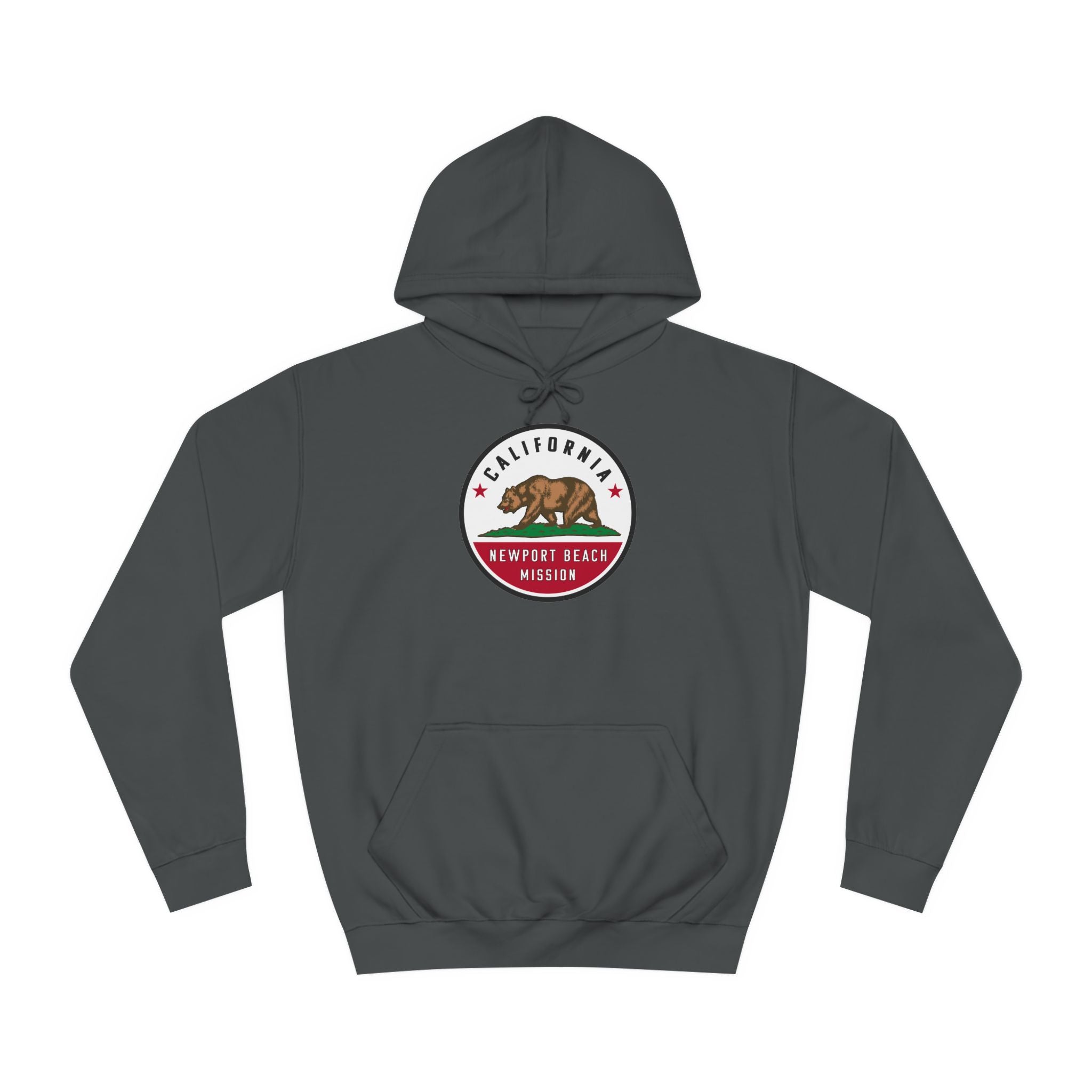 California Newport Beach Mission State Flag Logo (White Border) College Hoodie - Mission Wishlist - LDS Missionary Gift Store
