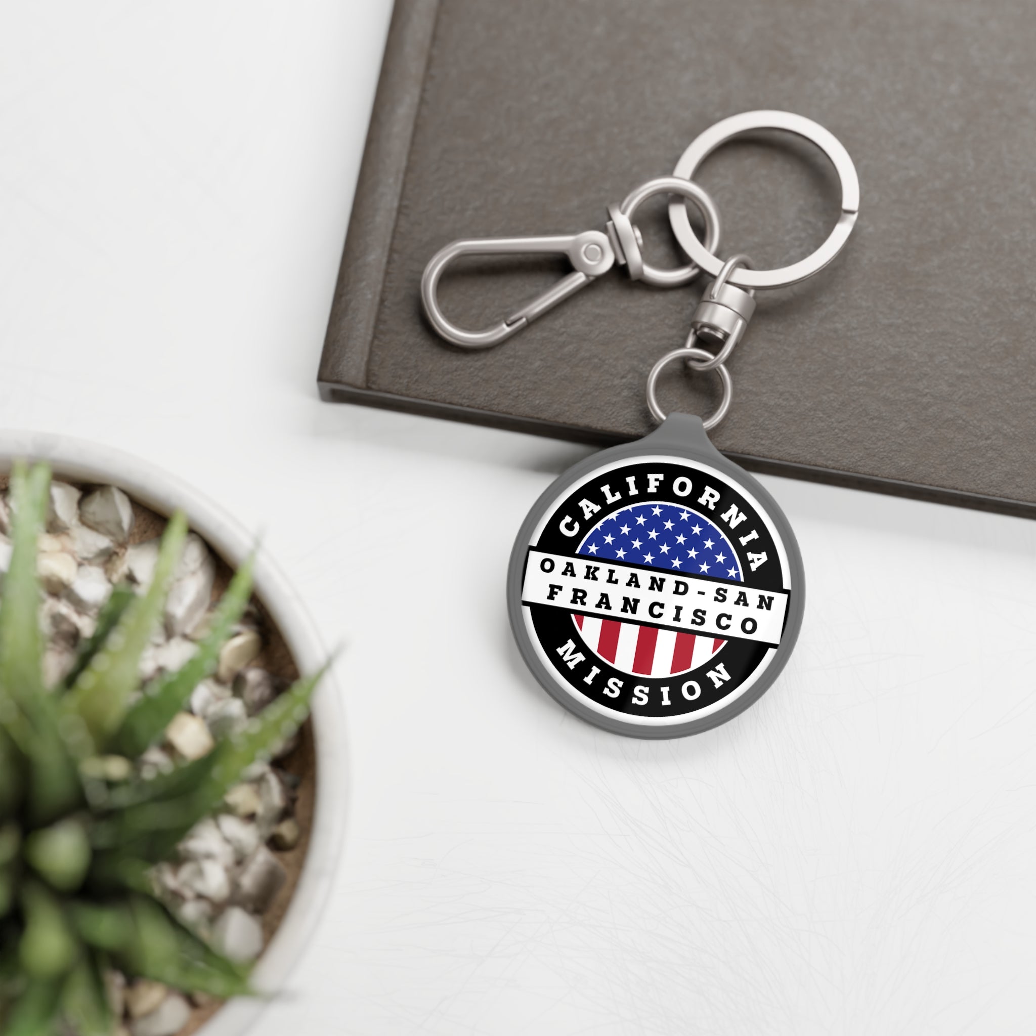 California Oakland/San Francisco Mission Circle Flag Key Tag - Mission Wishlist - LDS Missionary Gift Store