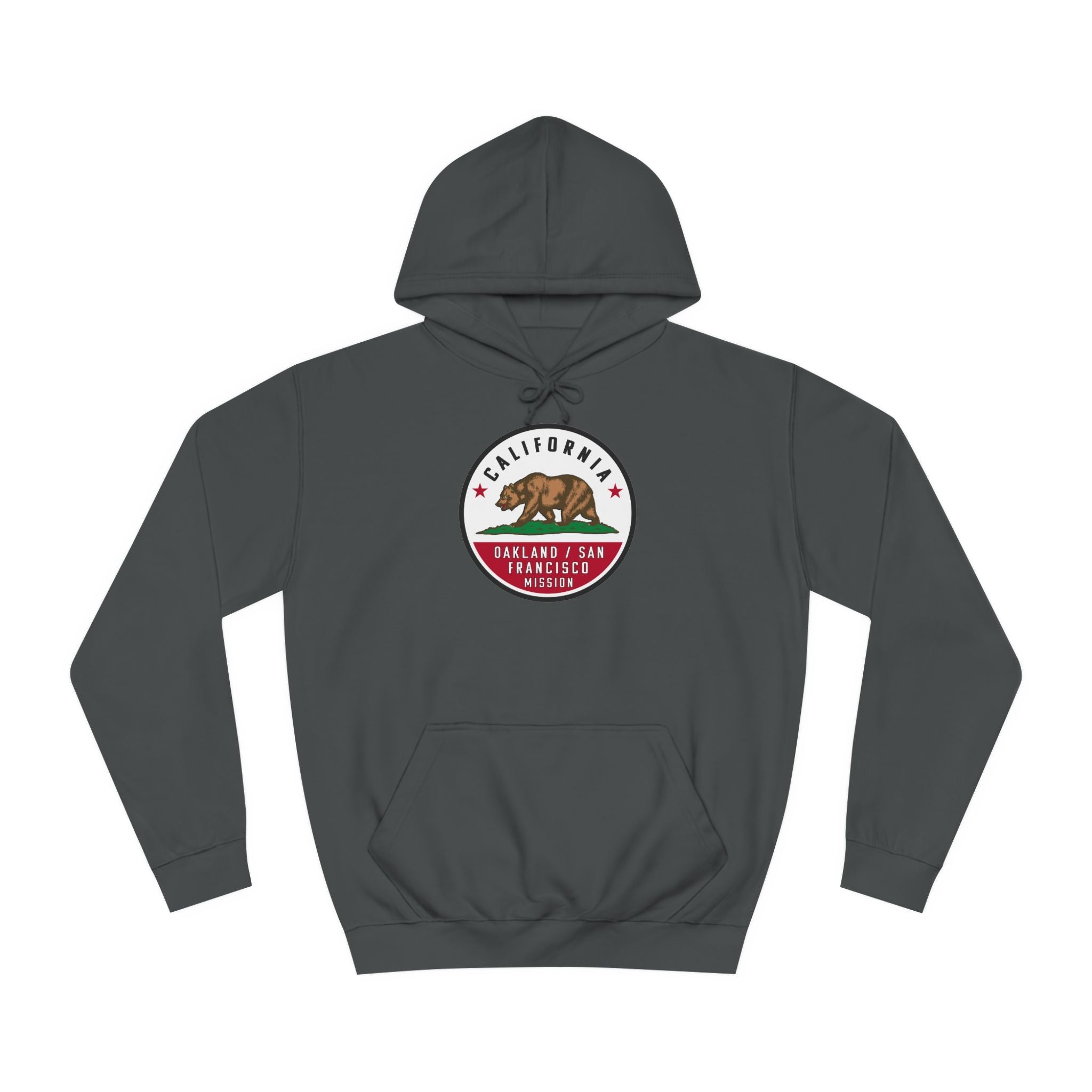 California Oakland/San Francisco Mission State Flag Logo (White Border) College Hoodie - Mission Wishlist - LDS Missionary Gift Store