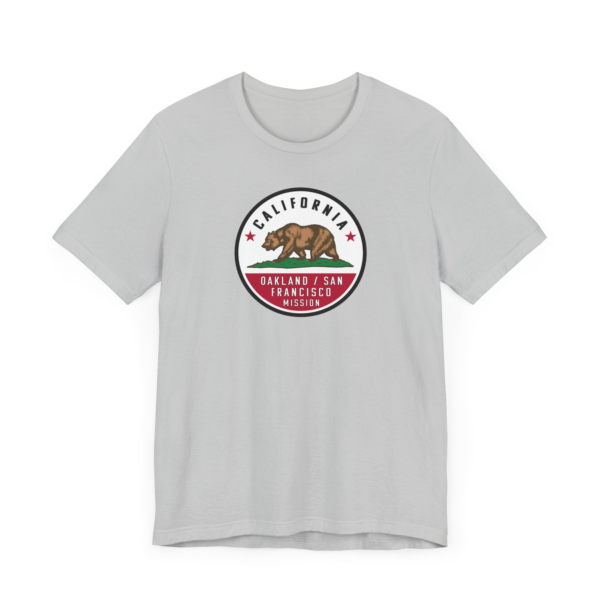 California Oakland/San Francisco Mission State Flag Logo (White Border) T-shirt - Mission Wishlist - LDS Missionary Gift Store