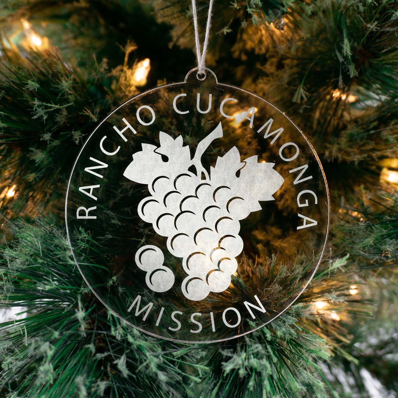 California Rancho Cucamonga Mission Christmas Ornament - Latter-Day Saint LDS Missionary Gift - Book of Mormon