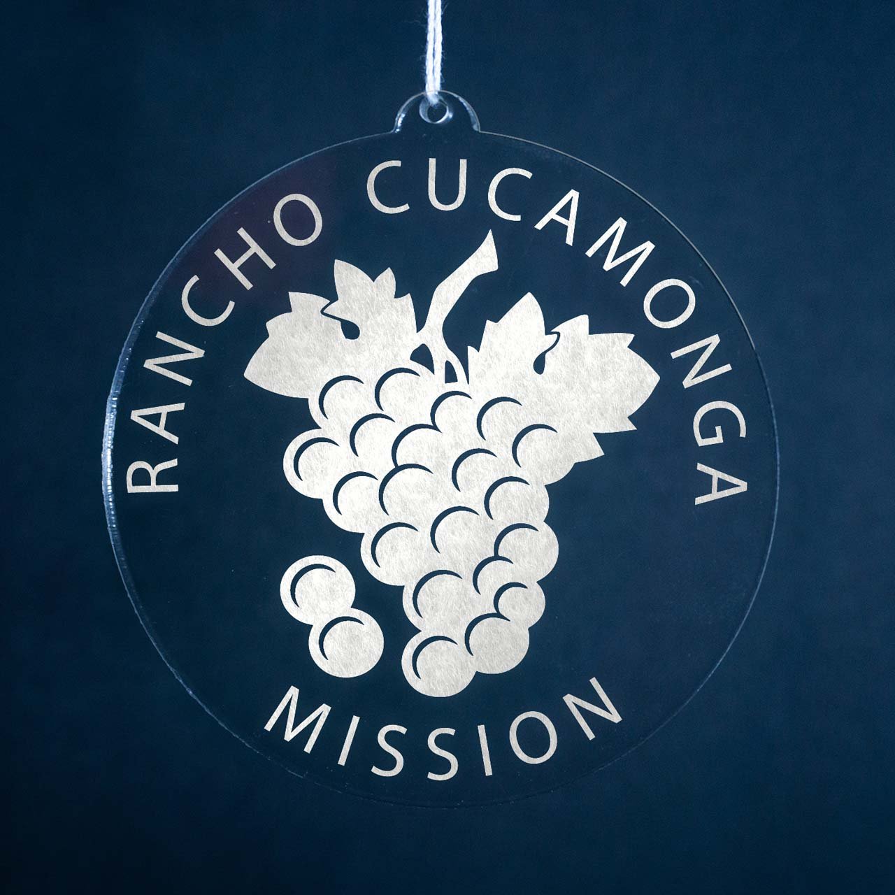California Rancho Cucamonga Mission Christmas Ornament - Latter-Day Saint LDS Missionary Gift - Book of Mormon