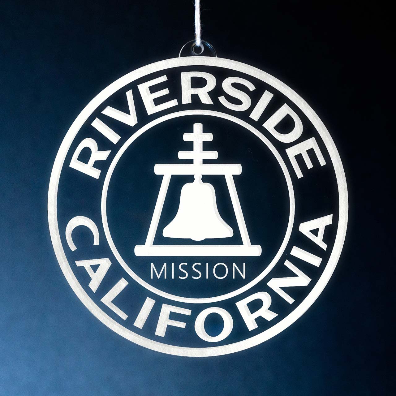 California Riverside Mission Christmas Ornament - Latter-Day Saint LDS Missionary Gift - Book of Mormon