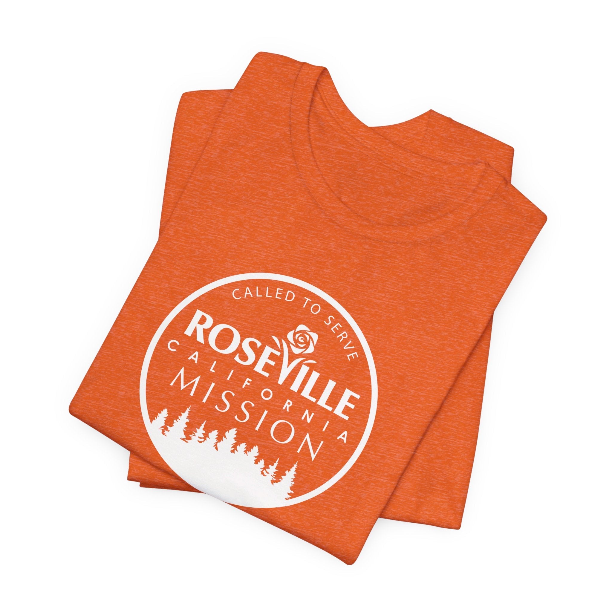 California Roseville Mission Circular Monochrome Logo T-Shirt - Latter-Day Saint LDS Missionary Gift - Book of Mormon