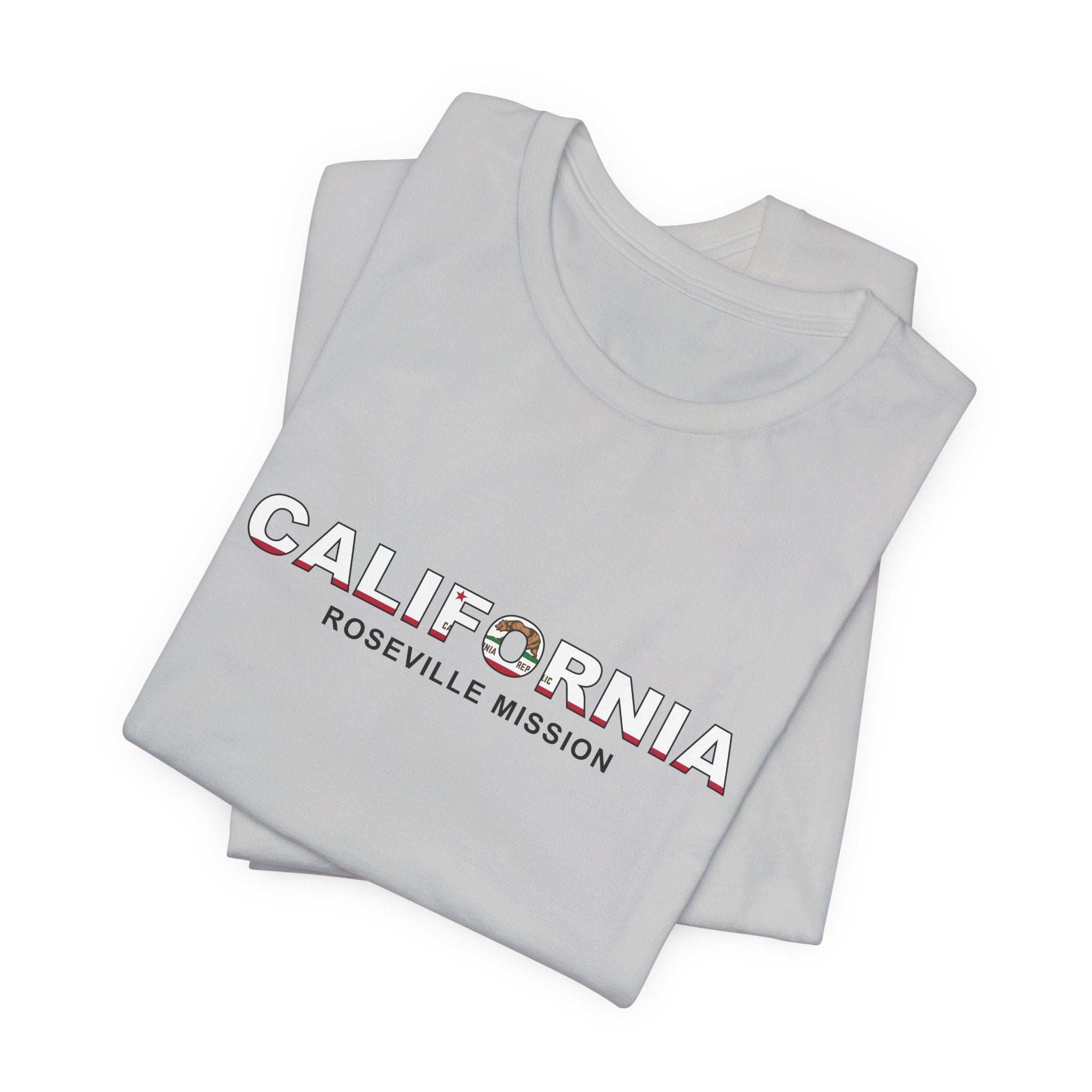 California Roseville Mission Flag Title T-shirt - Mission Wishlist - LDS Missionary Gift Store