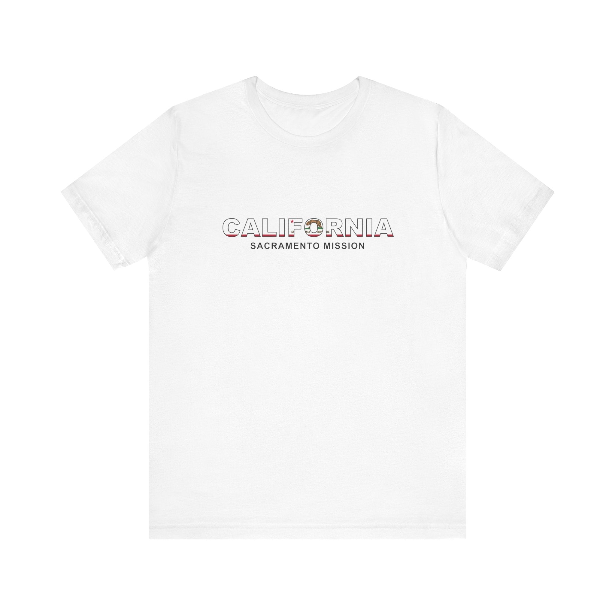 California Sacramento Mission Flag Title T-shirt - Mission Wishlist - LDS Missionary Gift Store