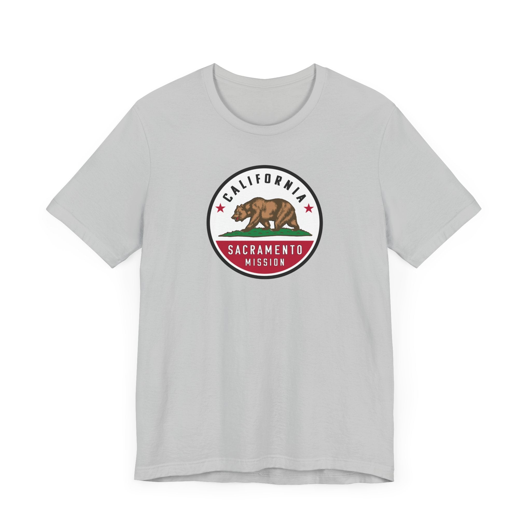 California Sacramento Mission State Flag Logo (White Border) T-shirt - Mission Wishlist - LDS Missionary Gift Store