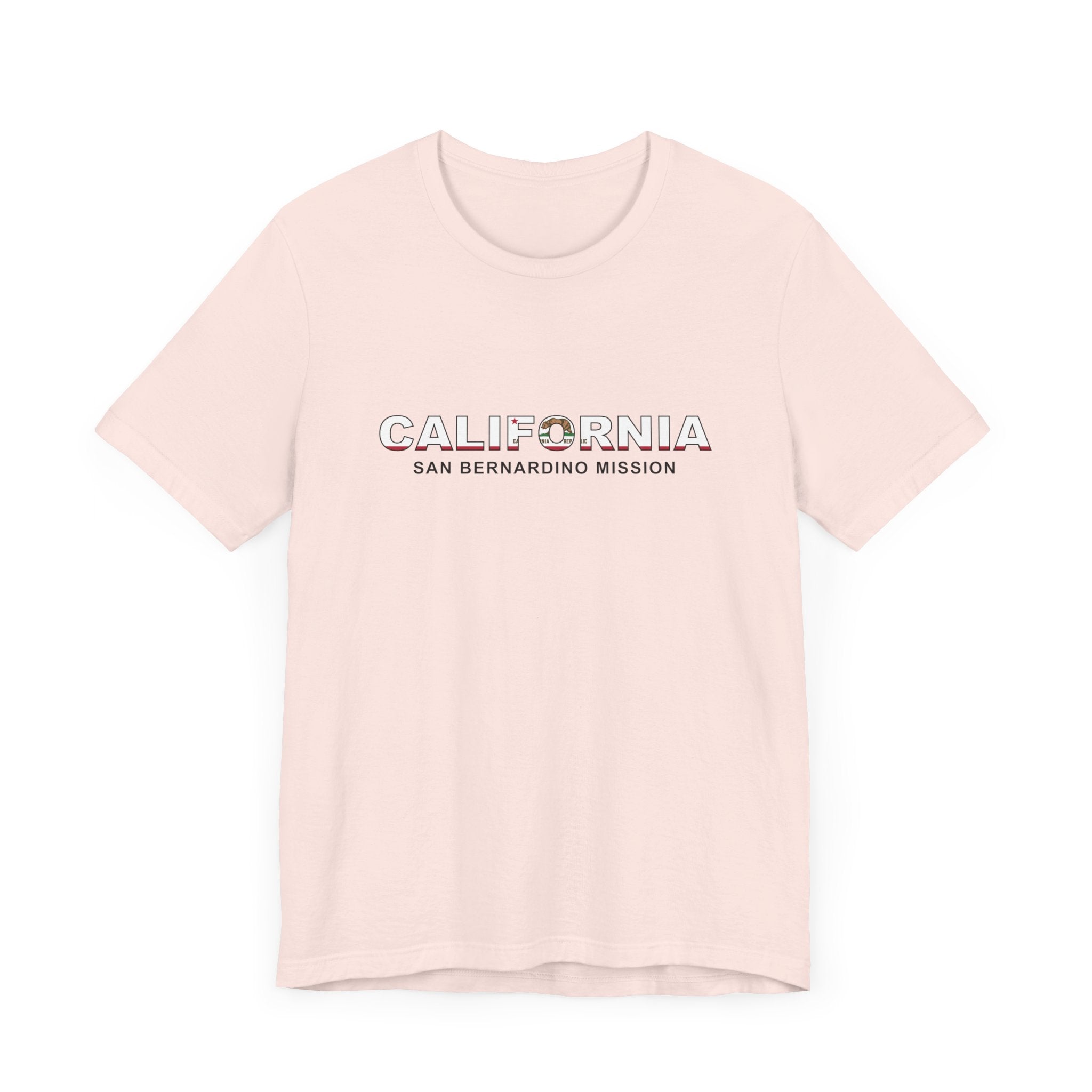 California San Bernardino Mission Flag Title T-shirt - Mission Wishlist - LDS Missionary Gift Store