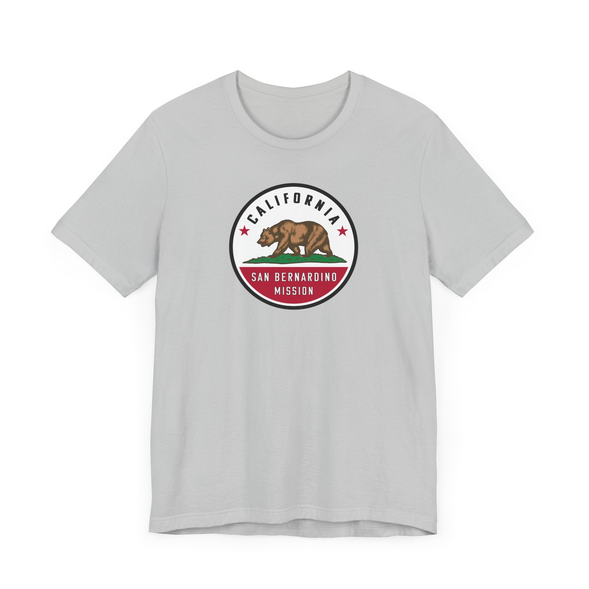 California San Bernardino Mission State Flag Logo (White Border) T-shirt - Mission Wishlist - LDS Missionary Gift Store