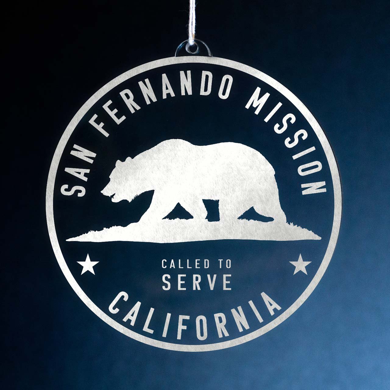 California San Fernando Mission Christmas Ornament - Latter-Day Saint LDS Missionary Gift - Book of Mormon