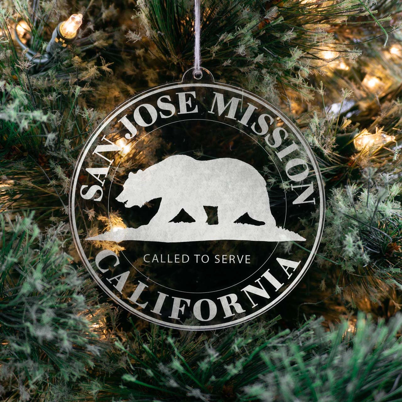 California San Jose Mission Christmas Ornament - Latter-Day Saint LDS Missionary Gift - Book of Mormon
