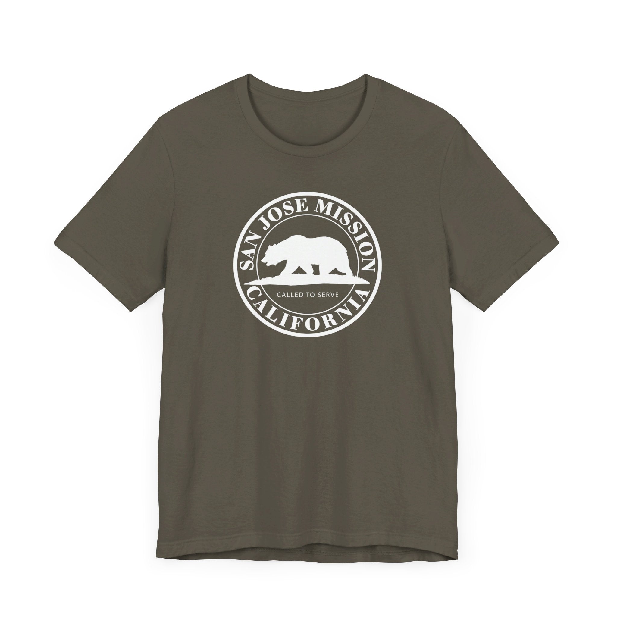 California San Jose Mission Circular Monochrome Logo T-Shirt - Latter-Day Saint LDS Missionary Gift - Book of Mormon