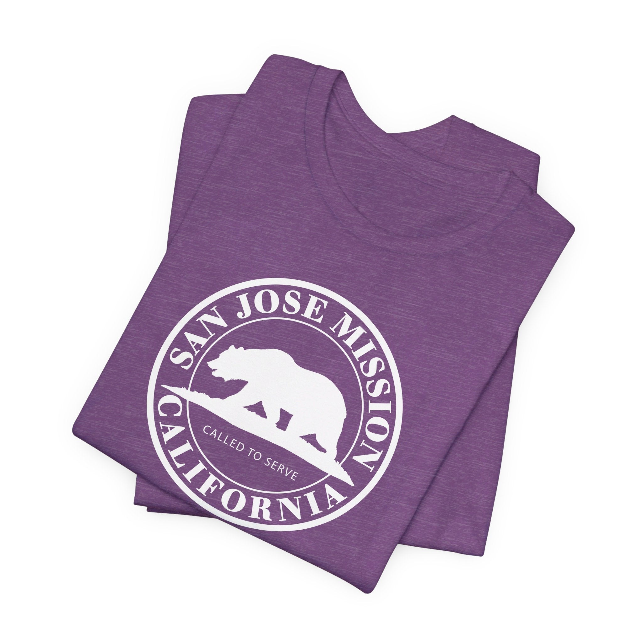 California San Jose Mission Circular Monochrome Logo T-Shirt - Latter-Day Saint LDS Missionary Gift - Book of Mormon
