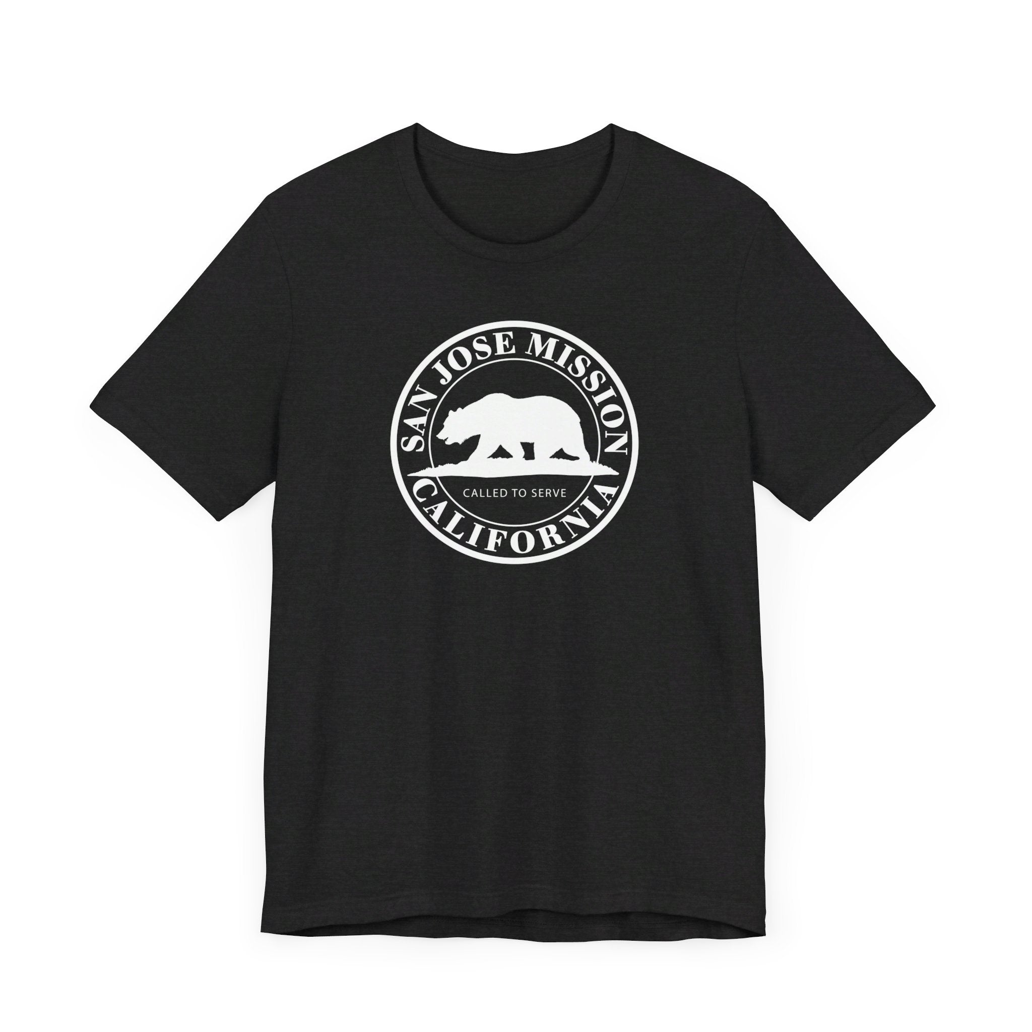 California San Jose Mission Circular Monochrome Logo T-Shirt - Latter-Day Saint LDS Missionary Gift - Book of Mormon