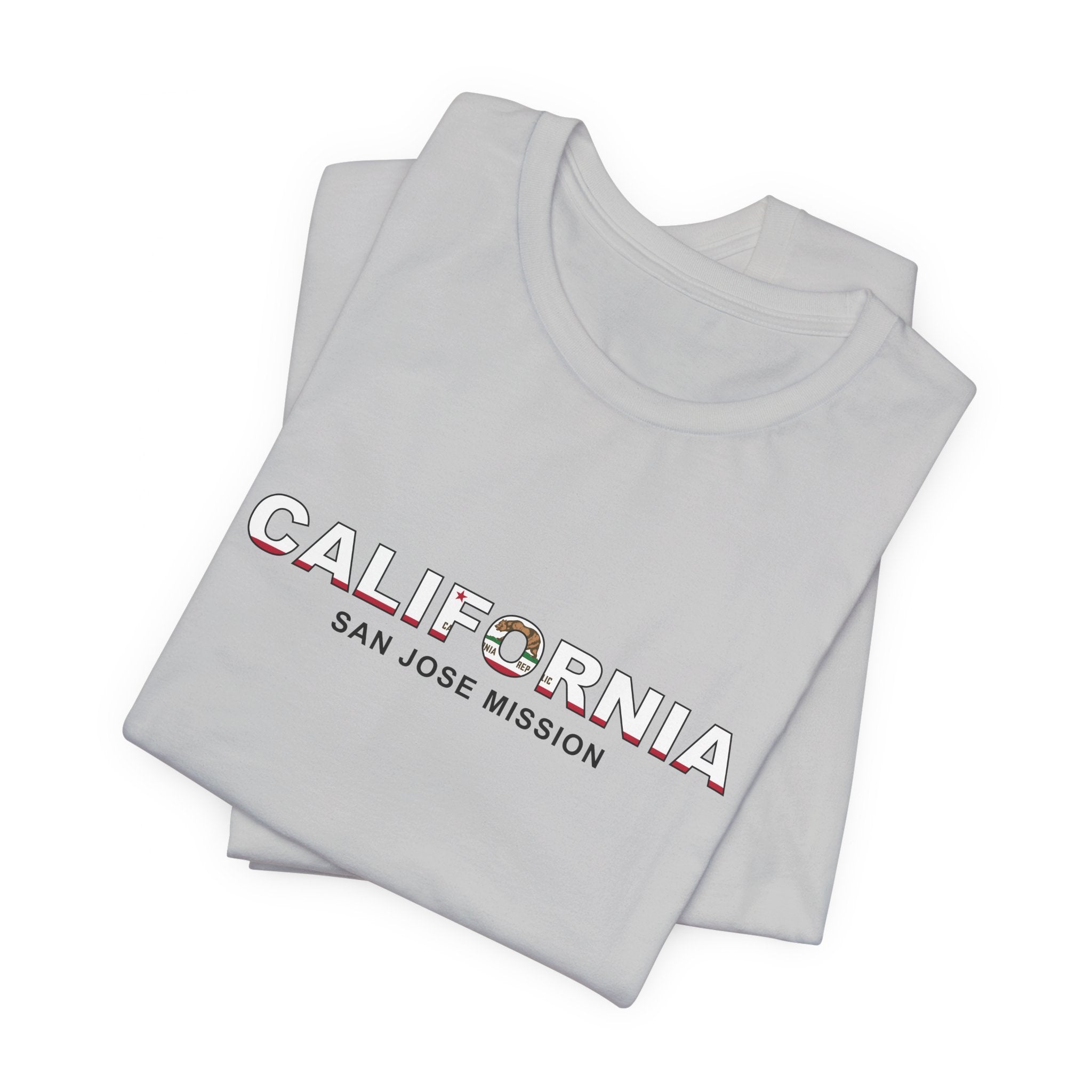 California San Jose Mission Flag Title T-shirt - Mission Wishlist - LDS Missionary Gift Store