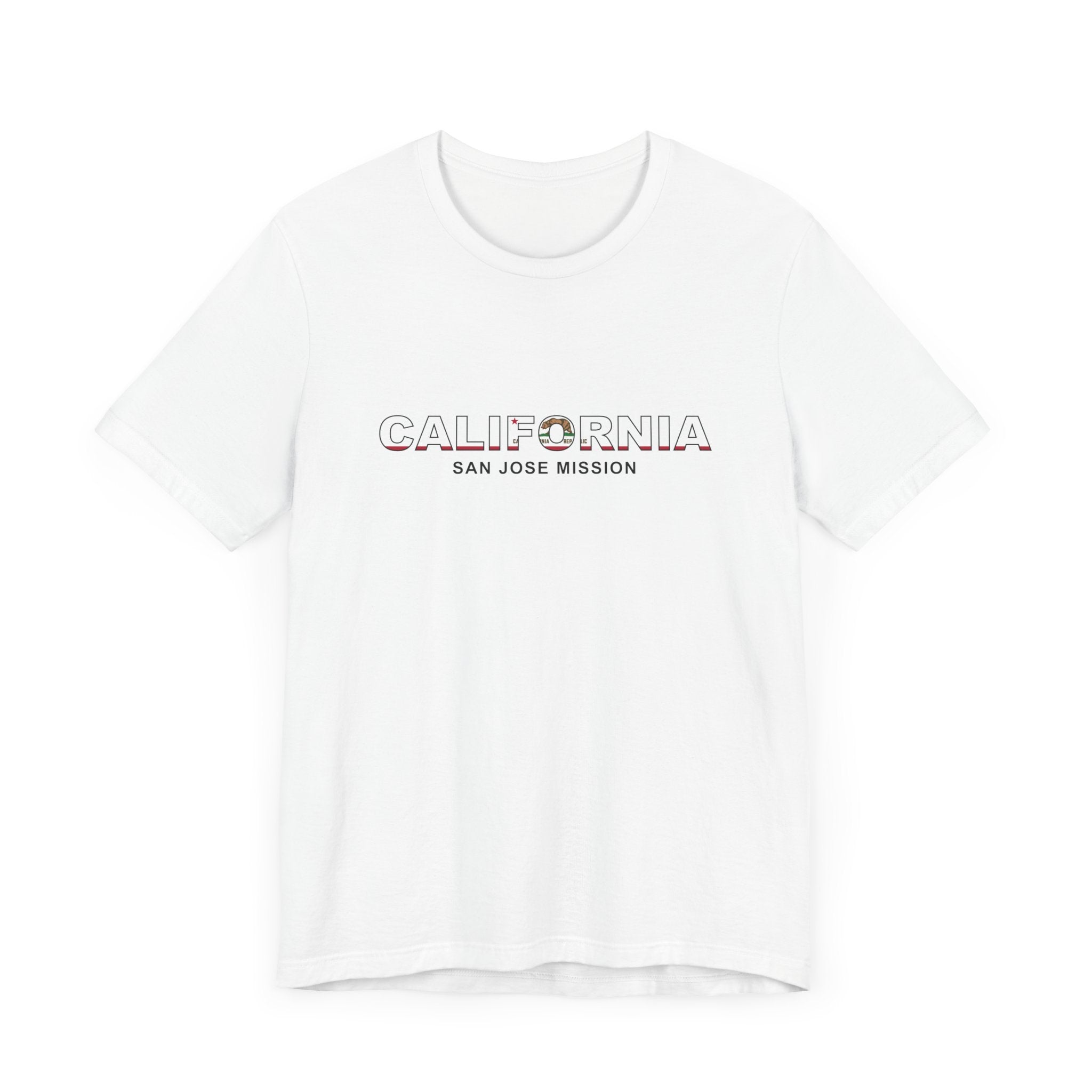 California San Jose Mission Flag Title T-shirt - Mission Wishlist - LDS Missionary Gift Store