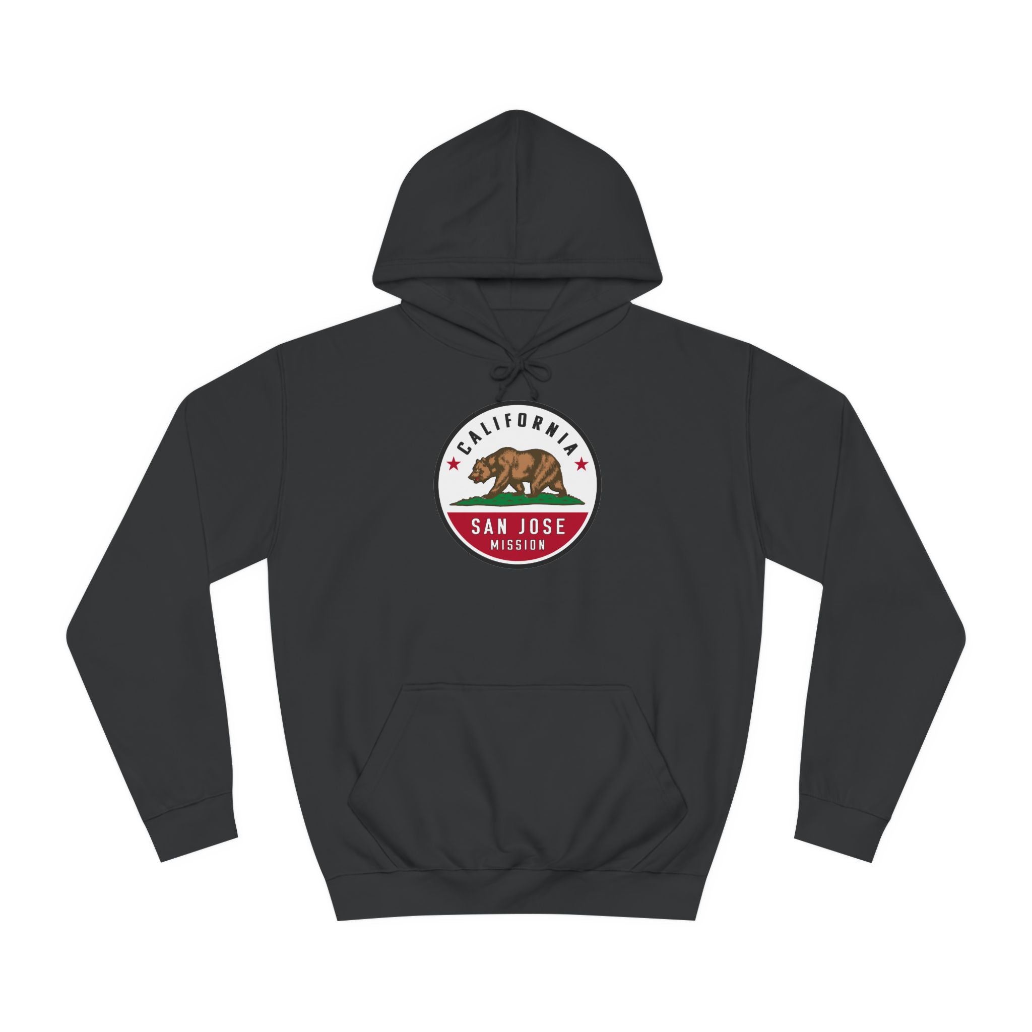 California San Jose Mission State Flag Logo (White Border) College Hoodie - Mission Wishlist - LDS Missionary Gift Store