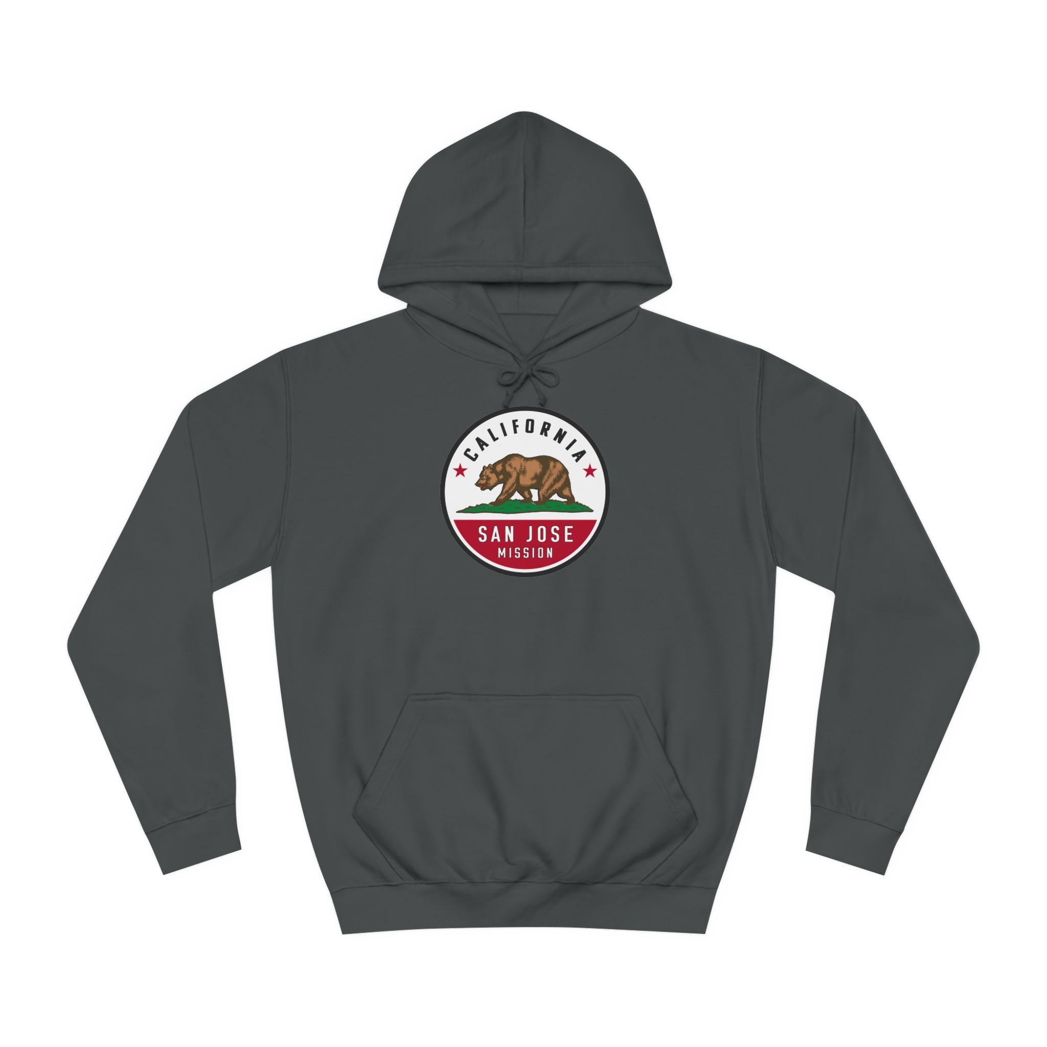 California San Jose Mission State Flag Logo (White Border) College Hoodie - Mission Wishlist - LDS Missionary Gift Store