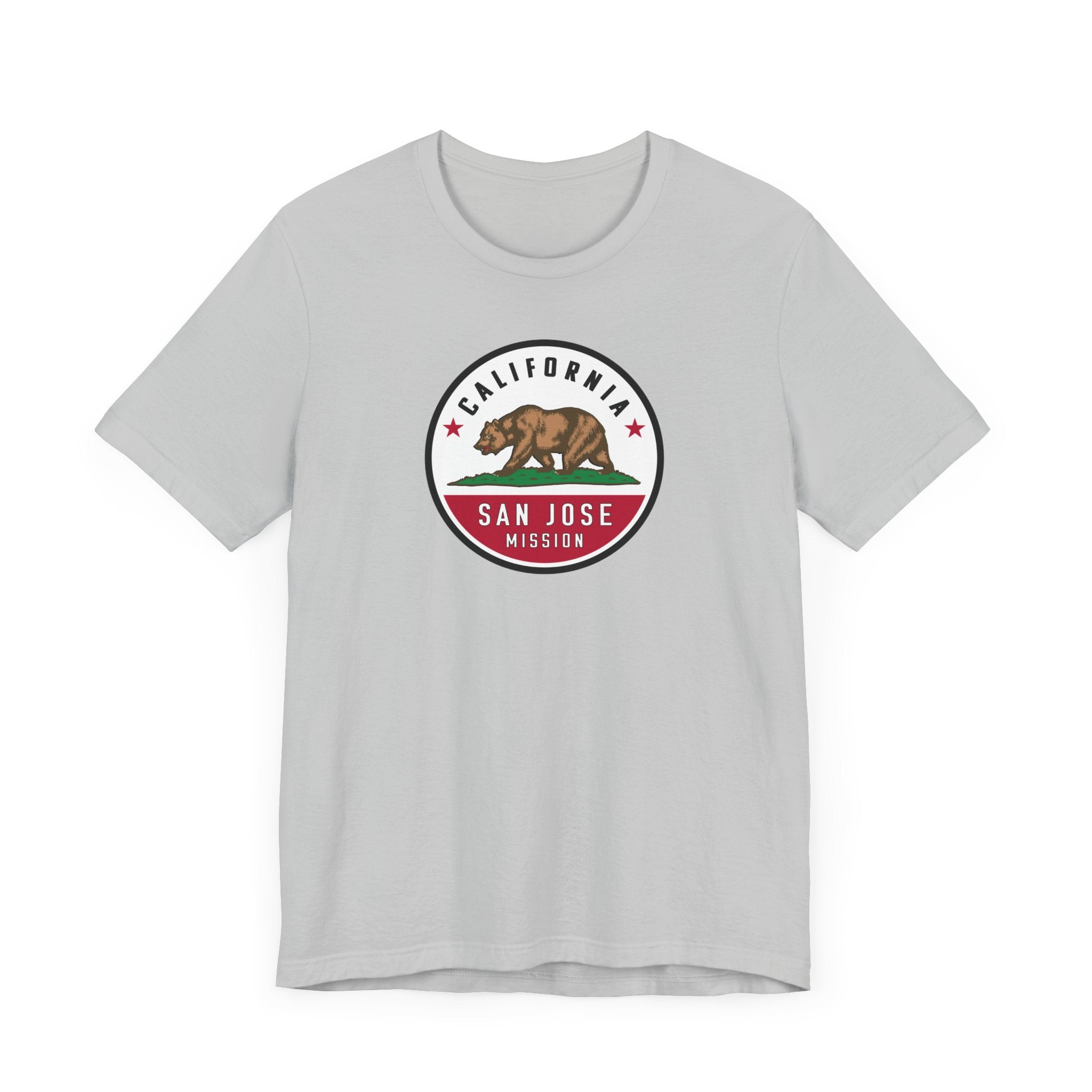 California San Jose Mission State Flag Logo (White Border) T-shirt - Latter-Day Saint LDS Missionary Gift - Book of Mormon