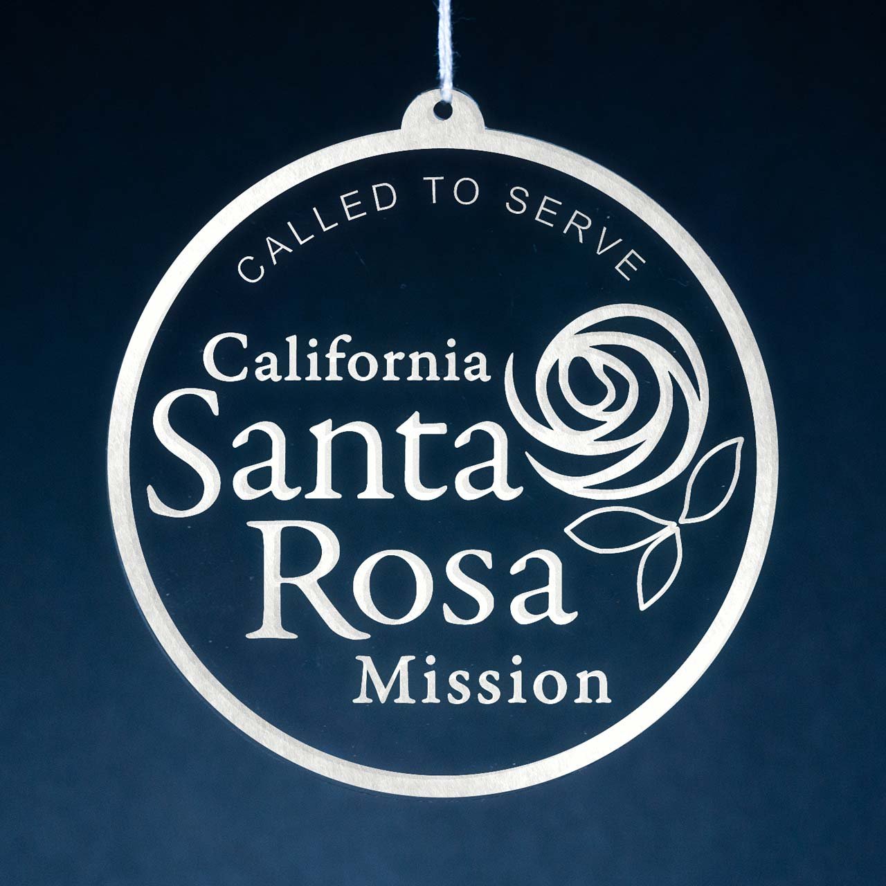 California Santa Rosa Mission Christmas Ornament - Latter-Day Saint LDS Missionary Gift - Book of Mormon