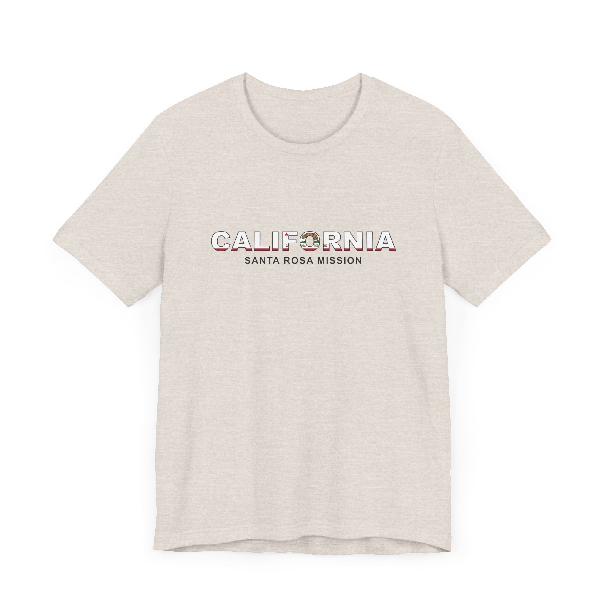 California Santa Rosa Mission Flag Title T-shirt - Mission Wishlist - LDS Missionary Gift Store