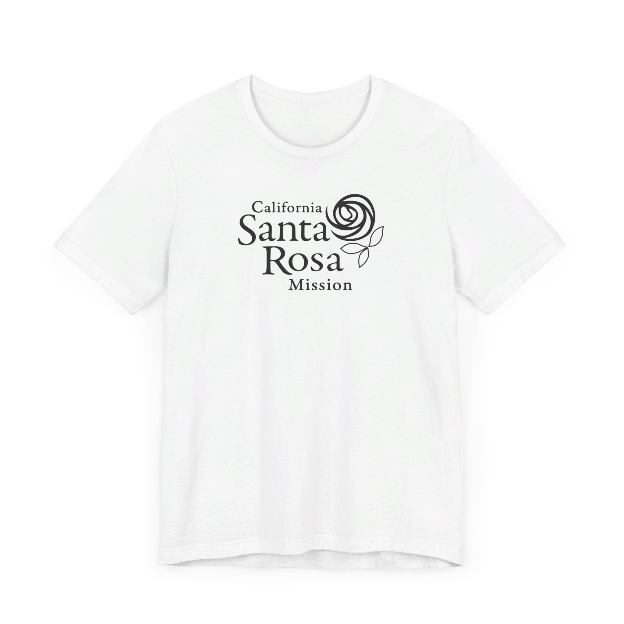 California Santa Rosa Mission Monochrome Logo T-Shirt - Mission Wishlist - LDS Missionary Gift Store