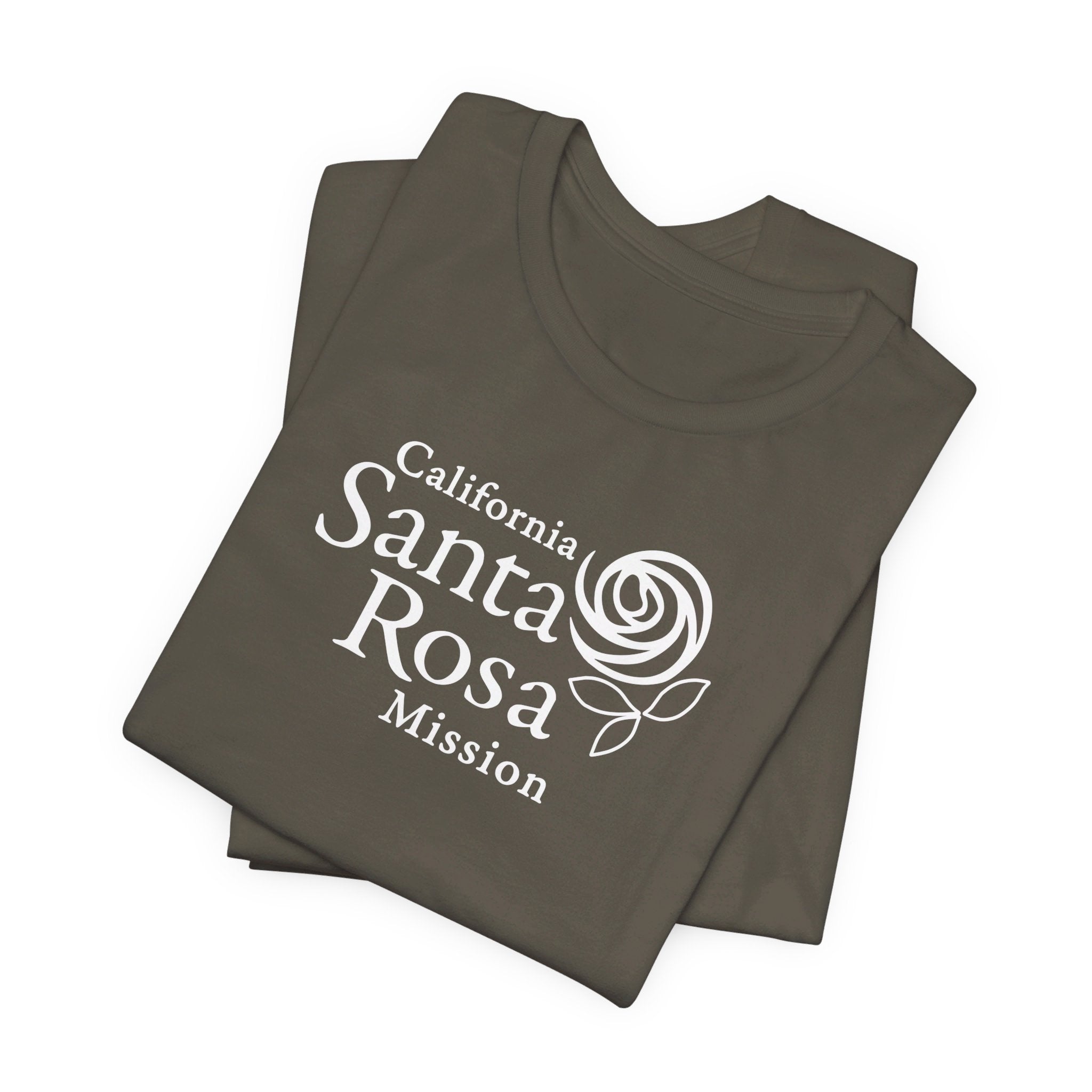 California Santa Rosa Mission Monochrome Logo T-Shirt - Mission Wishlist - LDS Missionary Gift Store