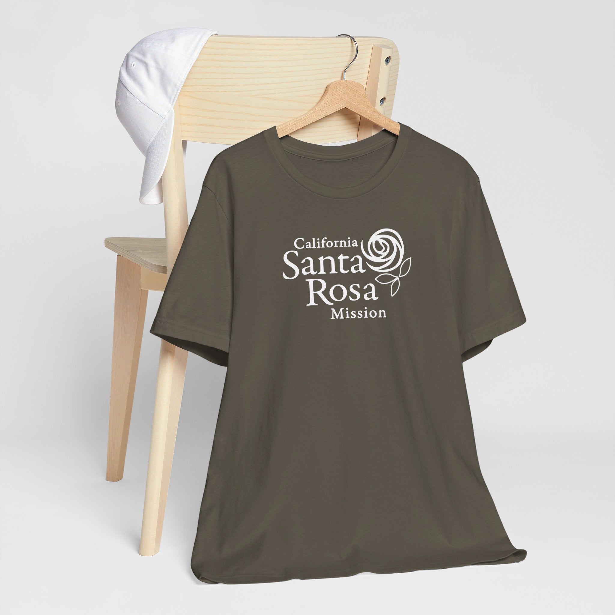 California Santa Rosa Mission Monochrome Logo T-Shirt - Mission Wishlist - LDS Missionary Gift Store