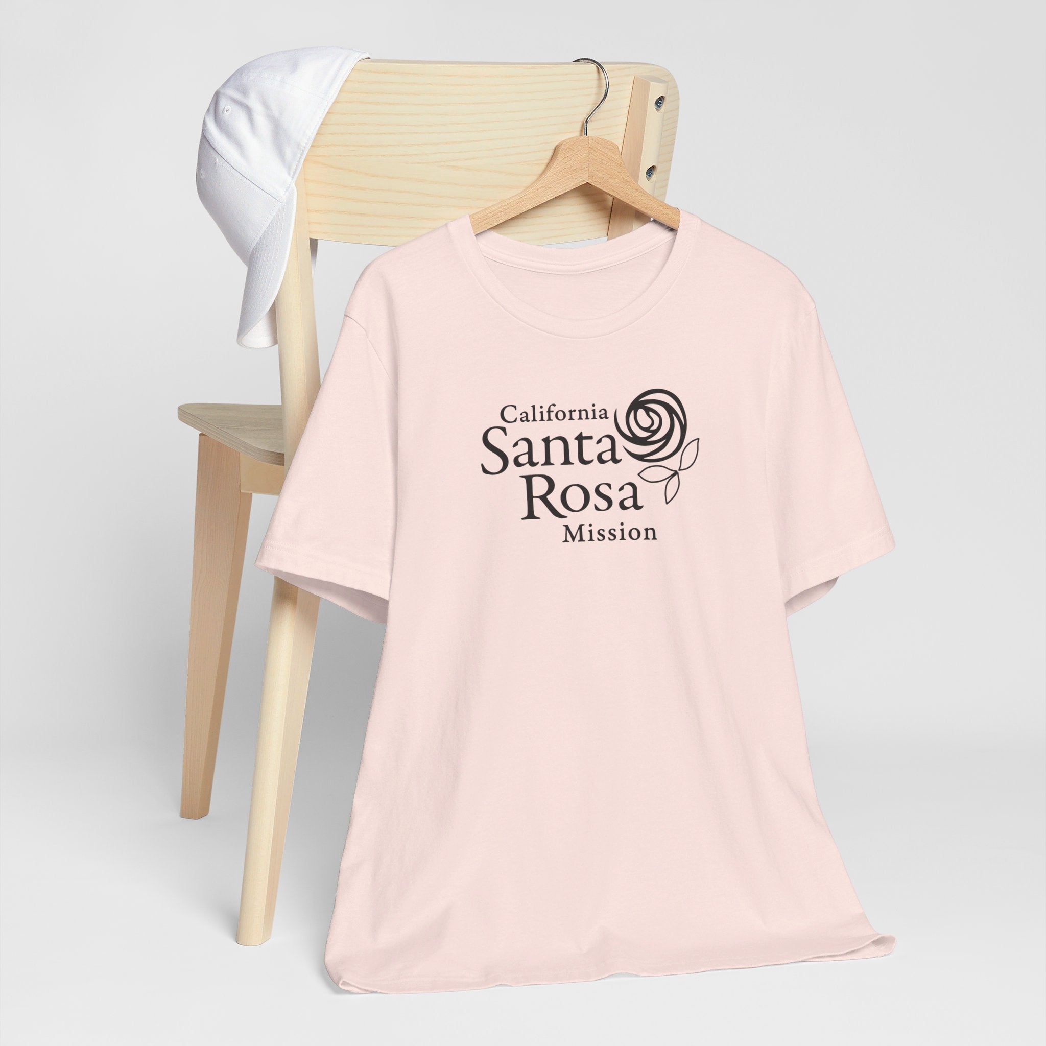 California Santa Rosa Mission Monochrome Logo T-Shirt - Mission Wishlist - LDS Missionary Gift Store