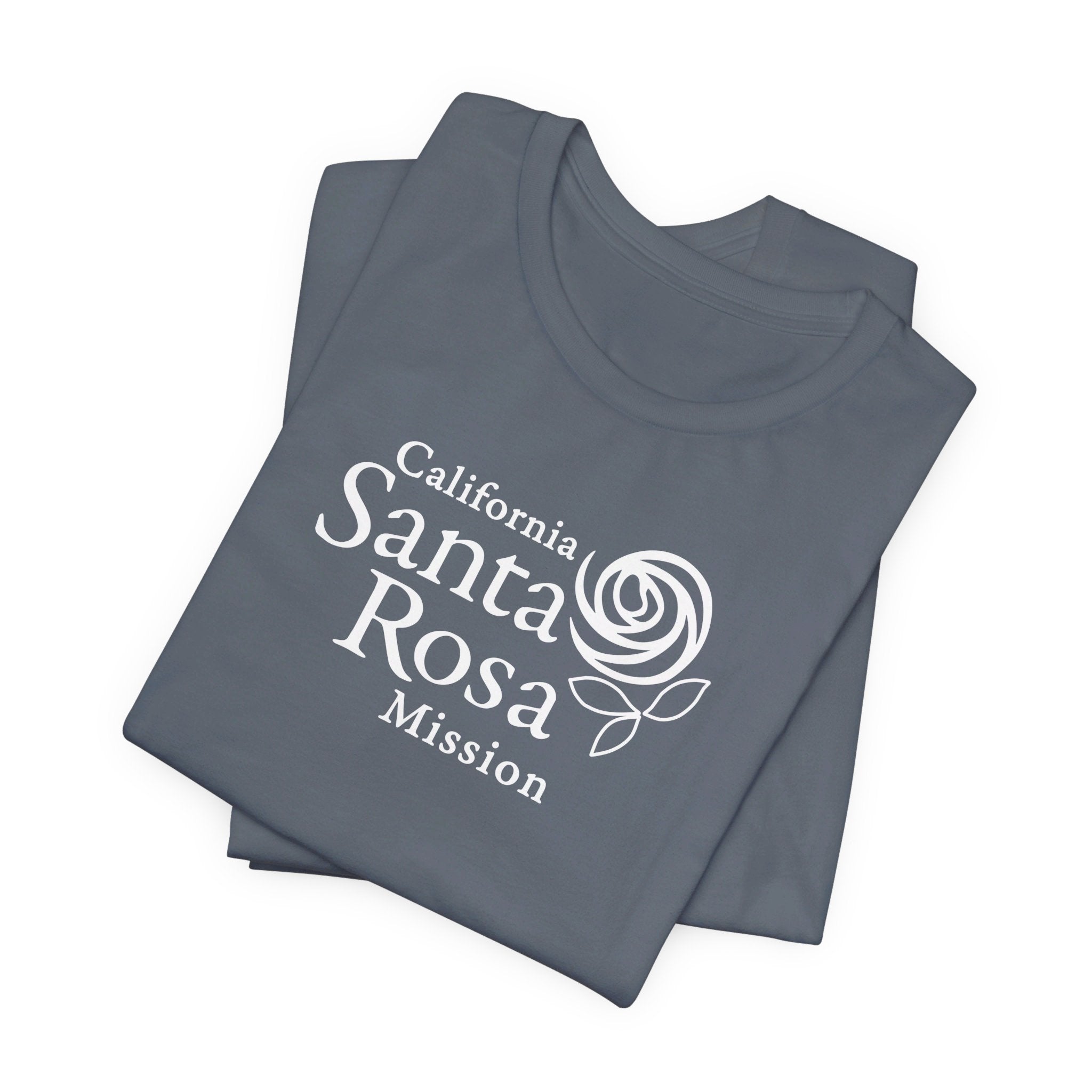 California Santa Rosa Mission Monochrome Logo T-Shirt - Mission Wishlist - LDS Missionary Gift Store