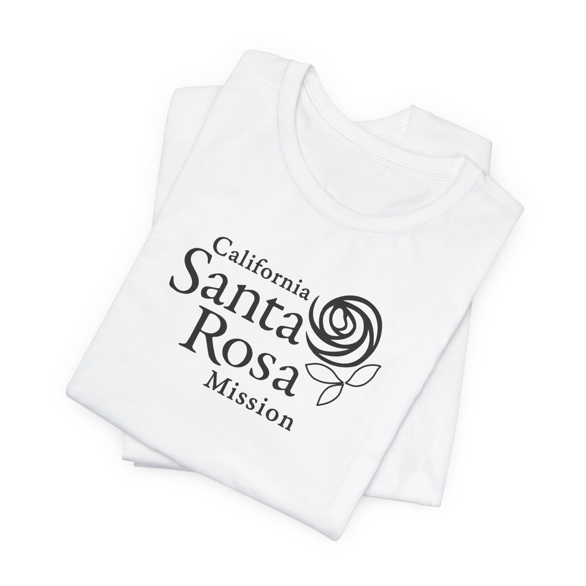 California Santa Rosa Mission Monochrome Logo T-Shirt - Mission Wishlist - LDS Missionary Gift Store