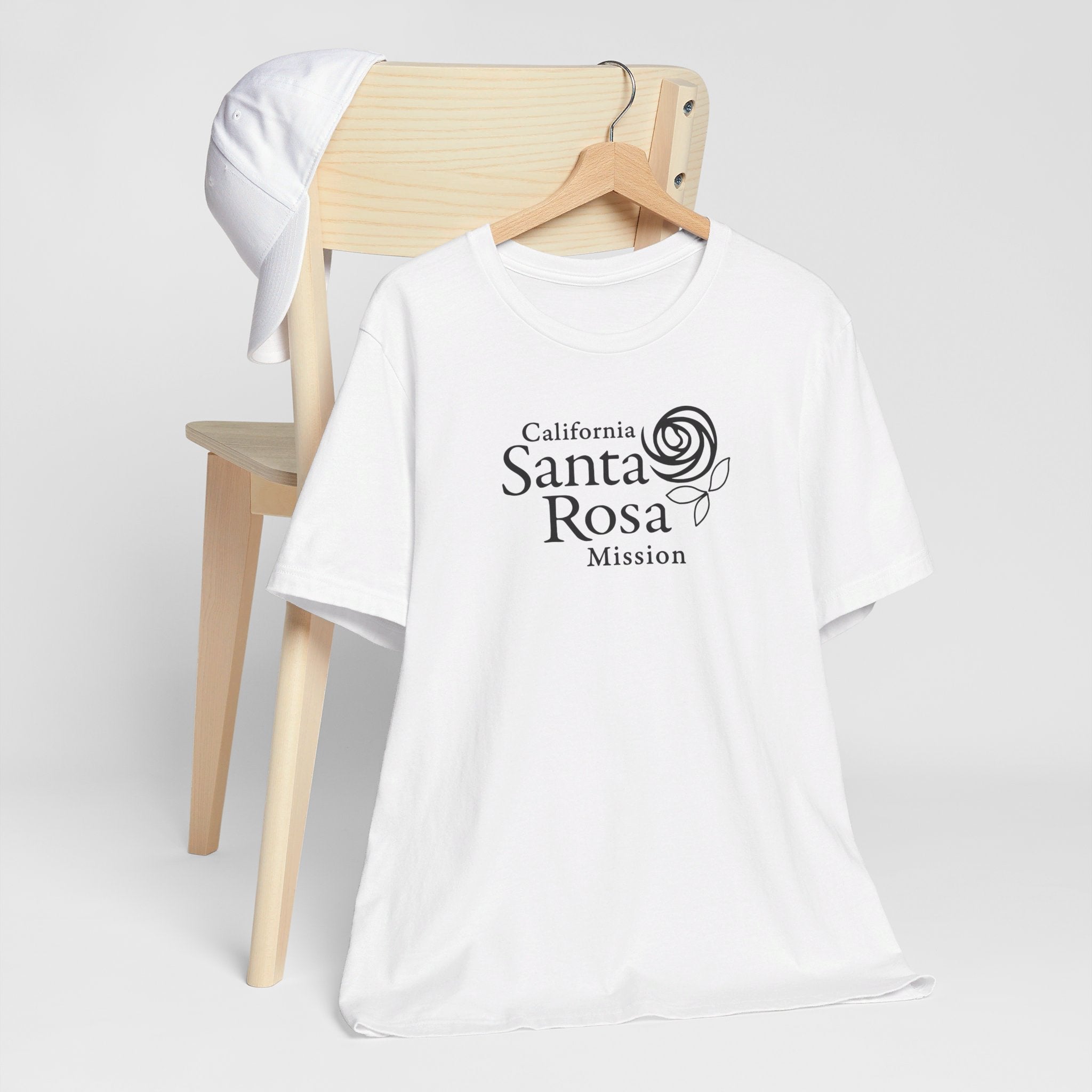 California Santa Rosa Mission Monochrome Logo T-Shirt - Mission Wishlist - LDS Missionary Gift Store