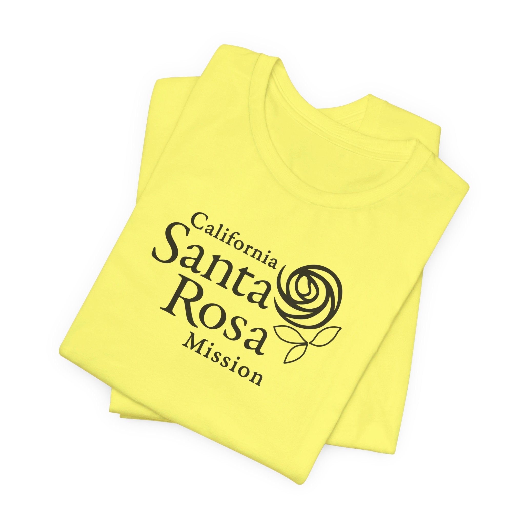 California Santa Rosa Mission Monochrome Logo T-Shirt - Mission Wishlist - LDS Missionary Gift Store