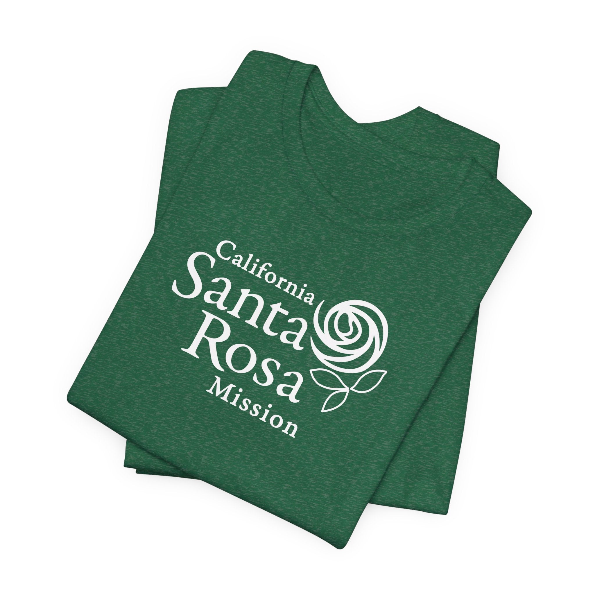 California Santa Rosa Mission Monochrome Logo T-Shirt - Mission Wishlist - LDS Missionary Gift Store