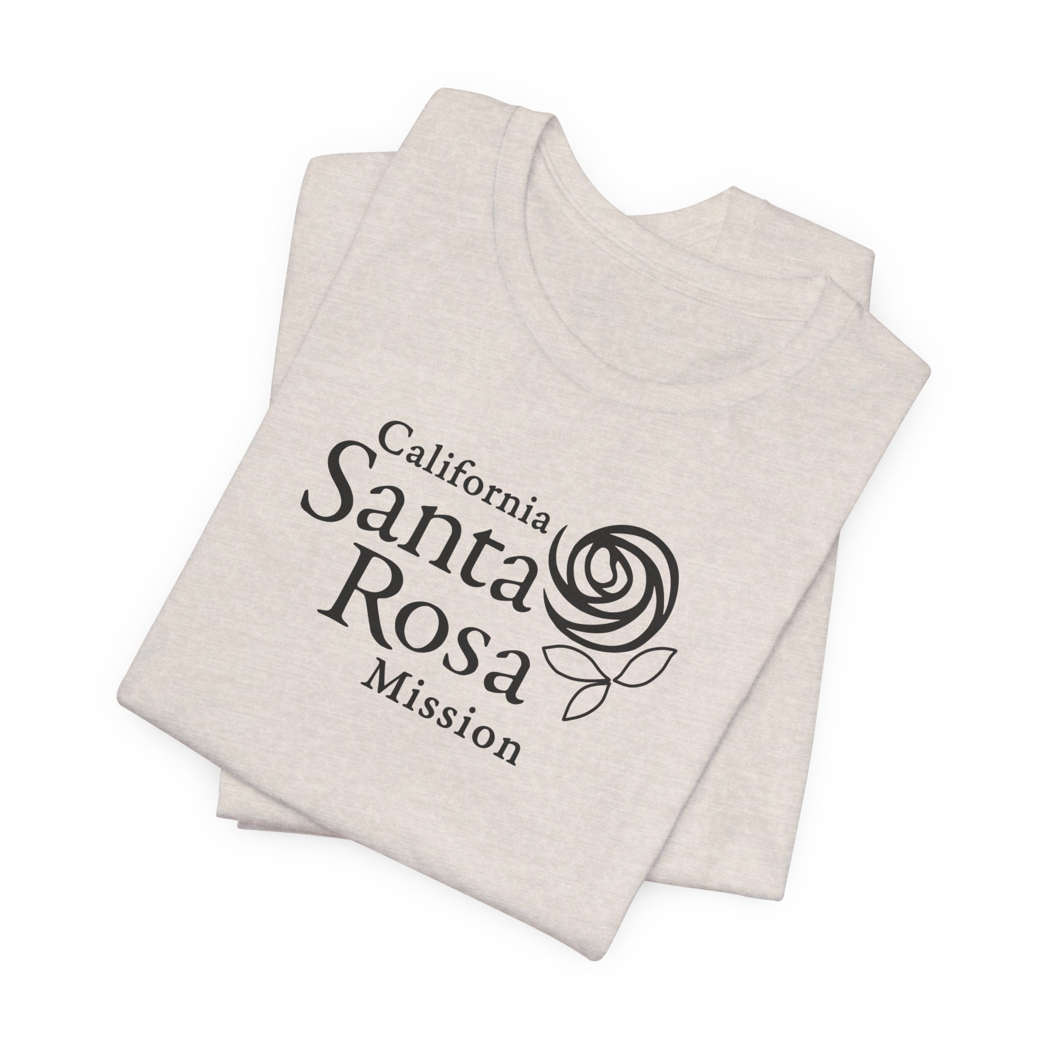 California Santa Rosa Mission Monochrome Logo T-Shirt - Mission Wishlist - LDS Missionary Gift Store