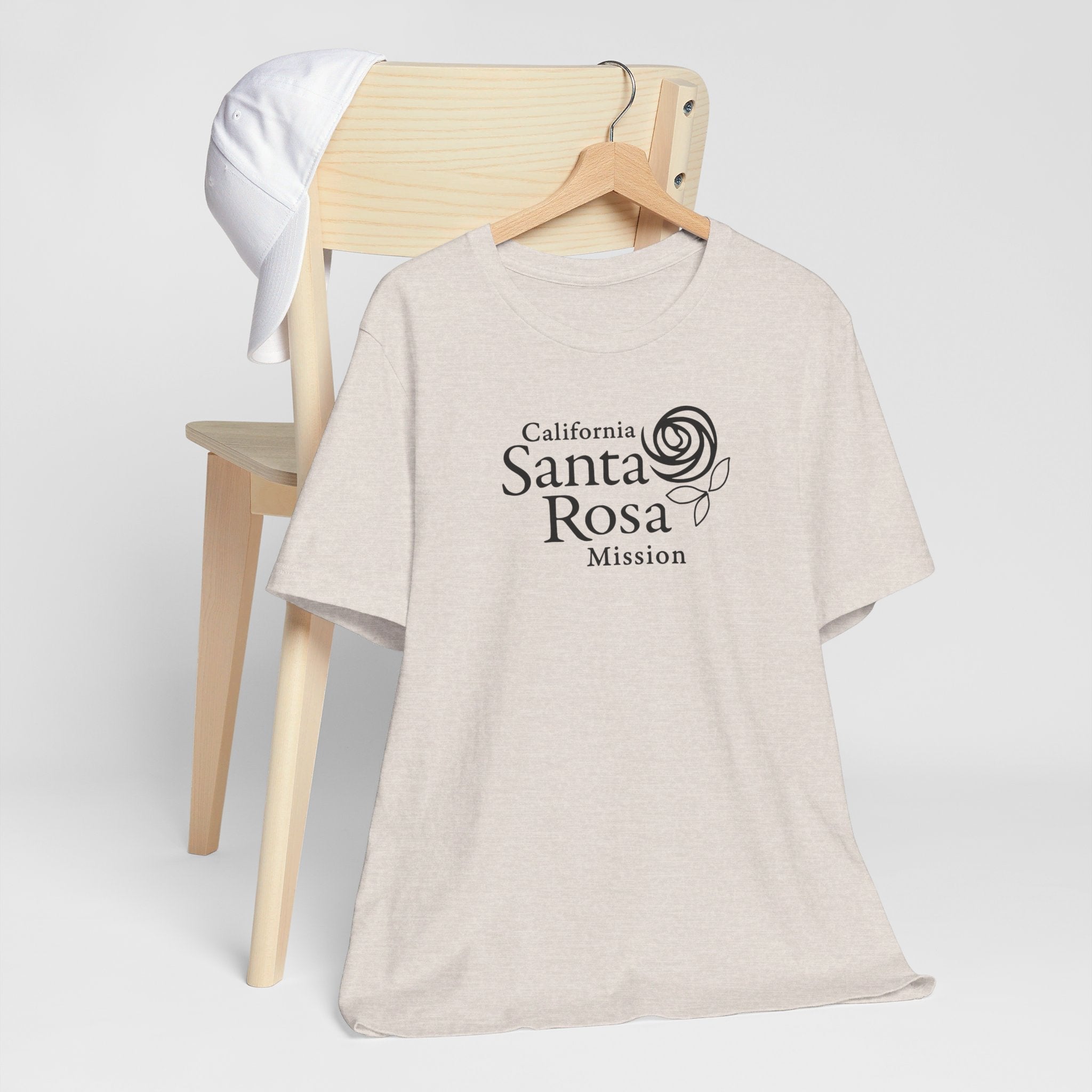 California Santa Rosa Mission Monochrome Logo T-Shirt - Mission Wishlist - LDS Missionary Gift Store