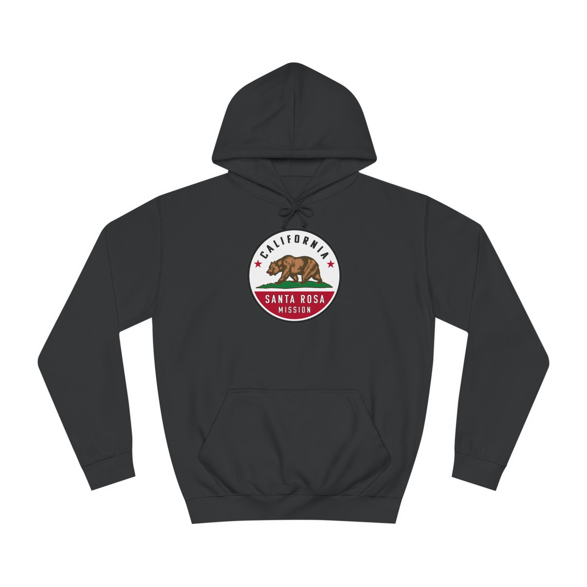 California Santa Rosa Mission State Flag Logo (White Border) College Hoodie - Mission Wishlist - LDS Missionary Gift Store