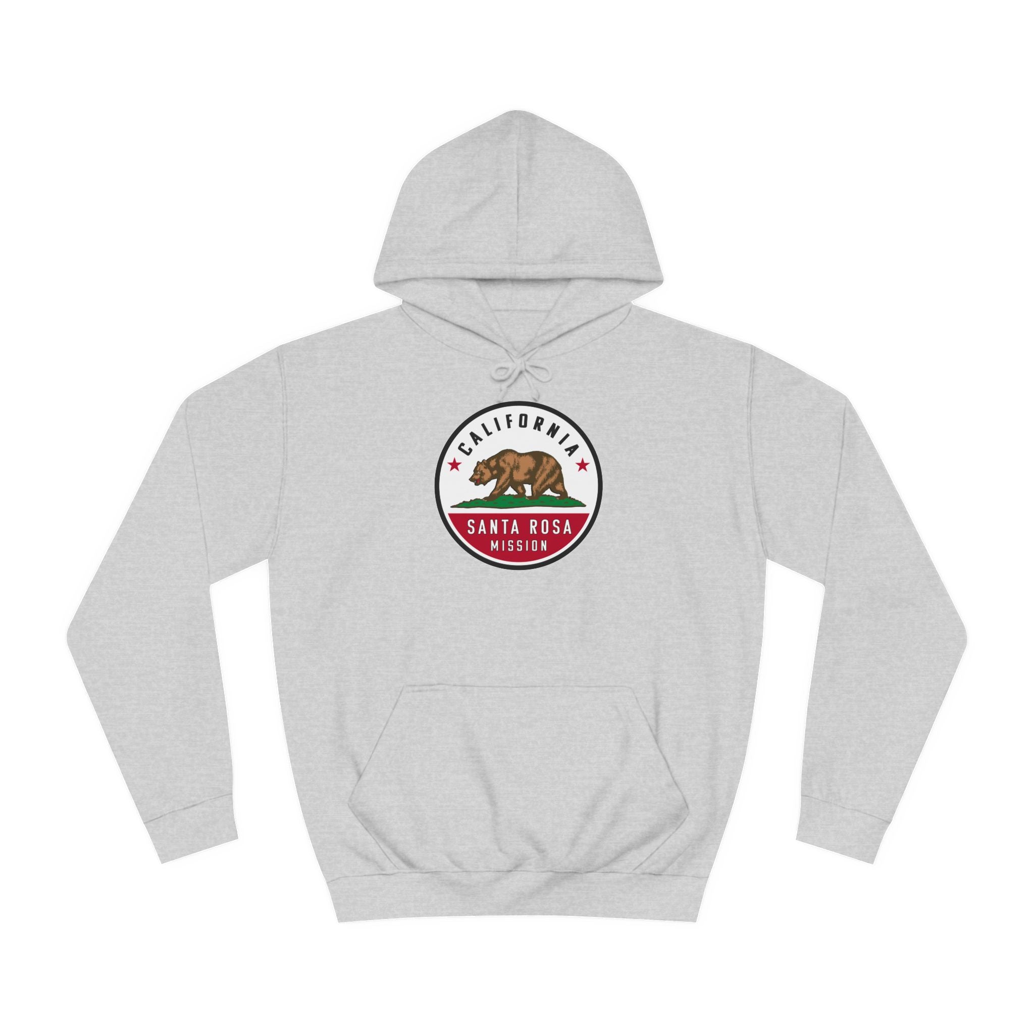California Santa Rosa Mission State Flag Logo (White Border) College Hoodie - Mission Wishlist - LDS Missionary Gift Store