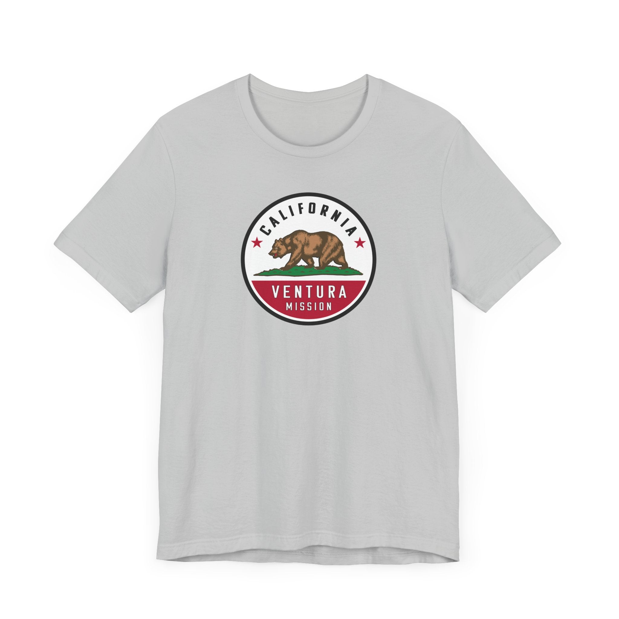 California Ventura Mission State Flag Logo (White Border) T-shirt - Mission Wishlist - LDS Missionary Gift Store