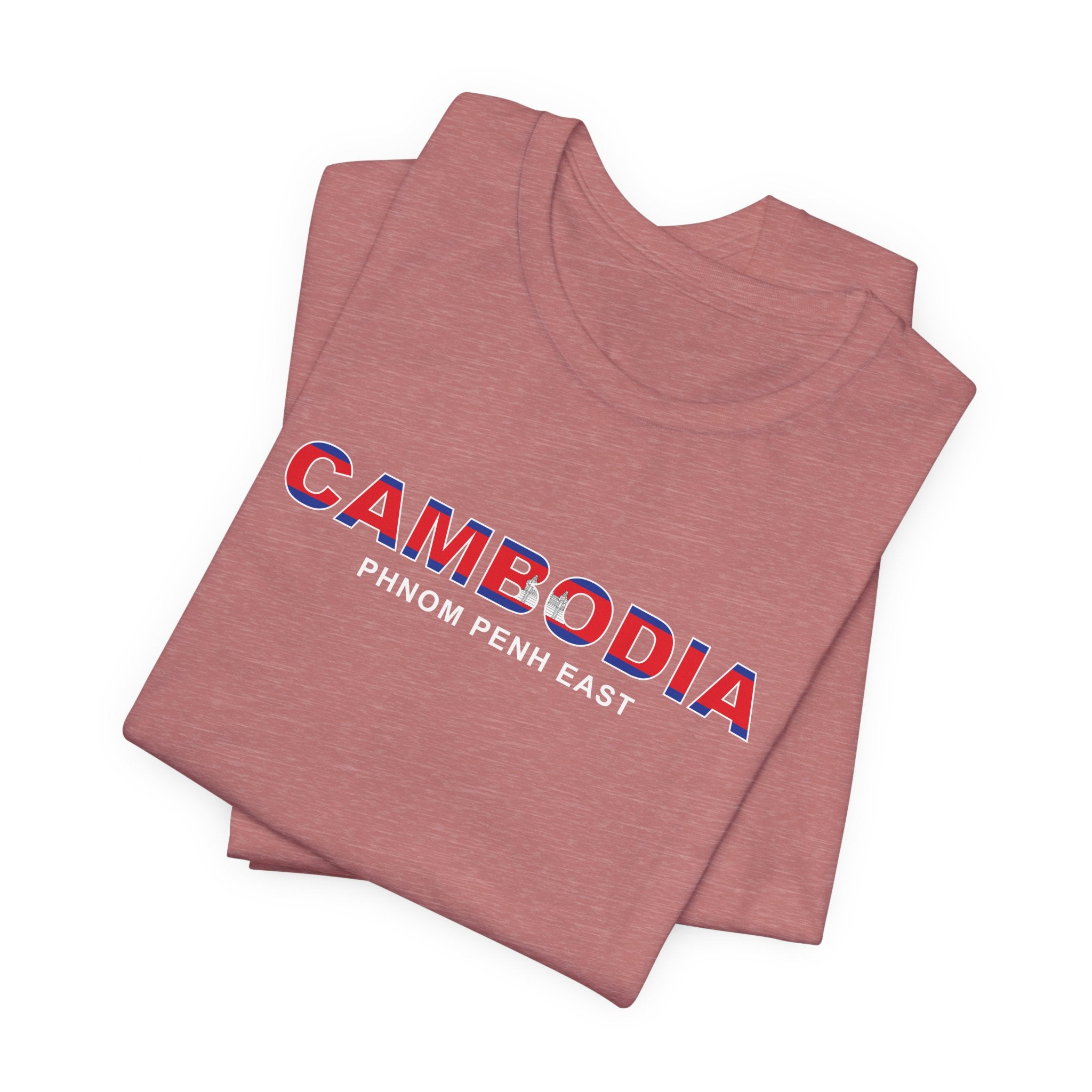 Cambodia Phnom Penh East Mission Flag Title T-shirt - Mission Wishlist - LDS Missionary Gift Store