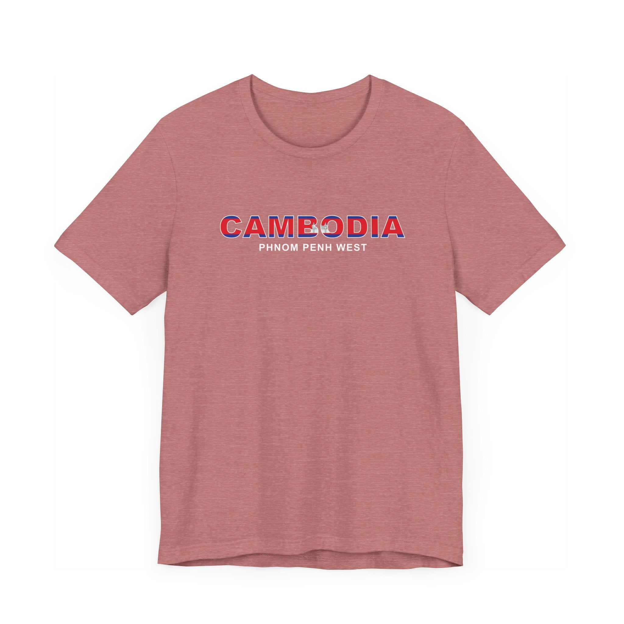 Cambodia Phnom Penh West Mission Flag Title T-shirt - Latter-Day Saint LDS Missionary Gift - Book of Mormon