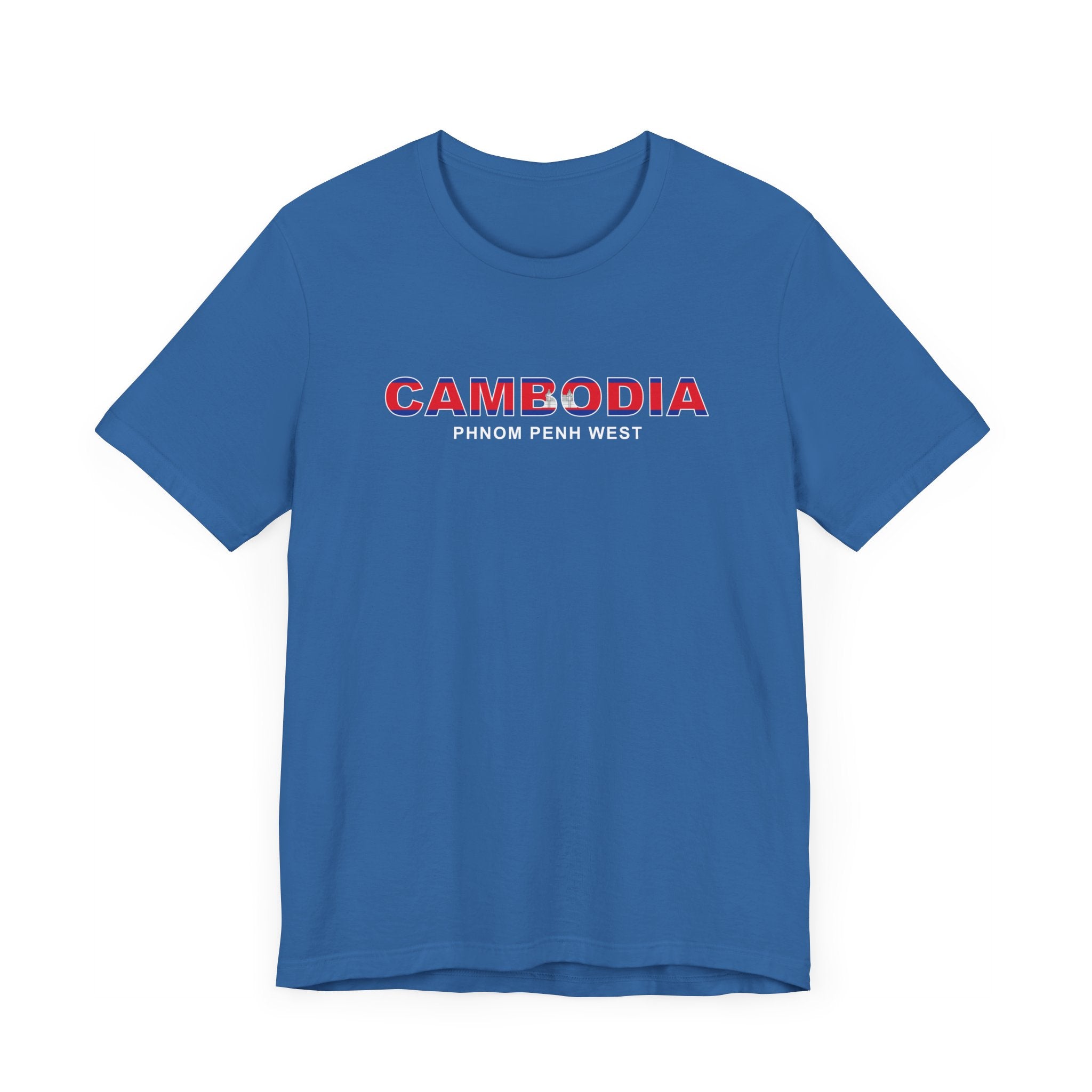 Cambodia Phnom Penh West Mission Flag Title T-shirt - Mission Wishlist - LDS Missionary Gift Store