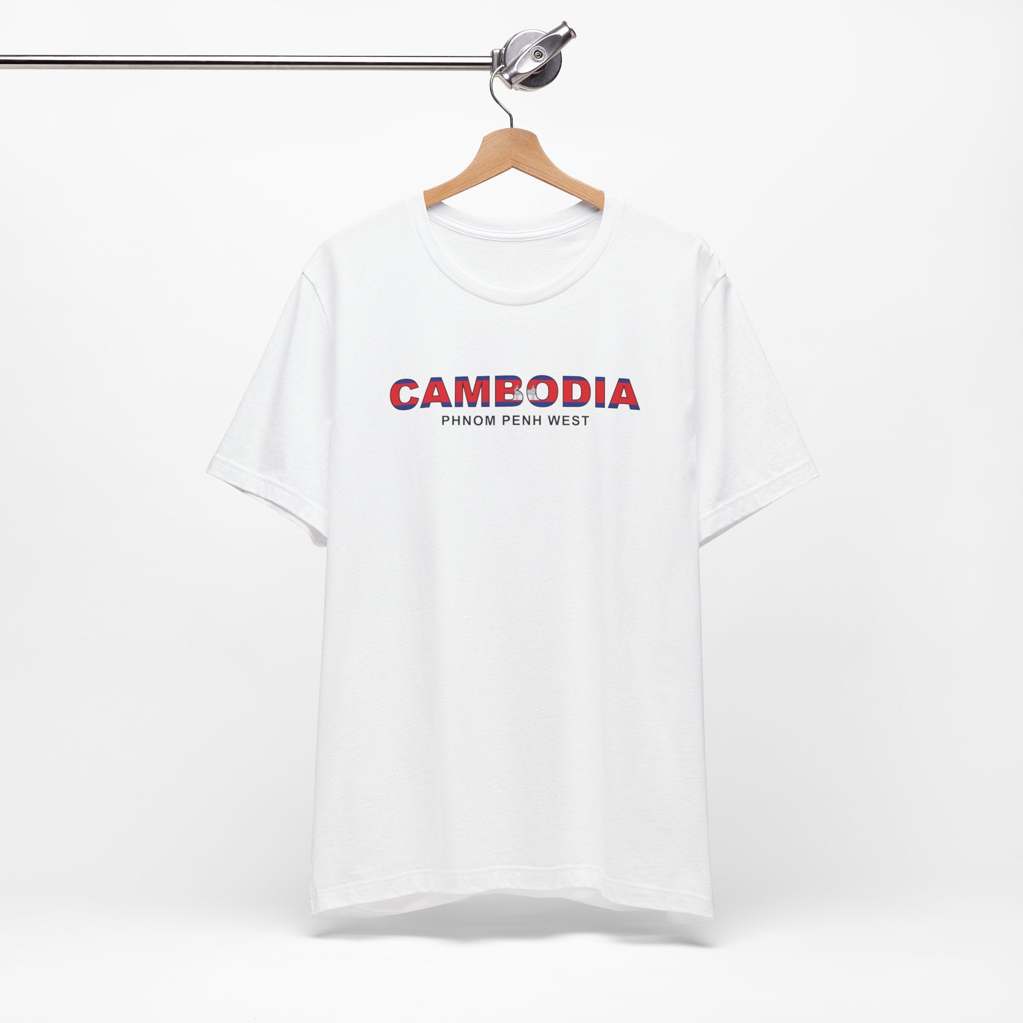 Cambodia Phnom Penh West Mission Flag Title T-shirt - Mission Wishlist - LDS Missionary Gift Store