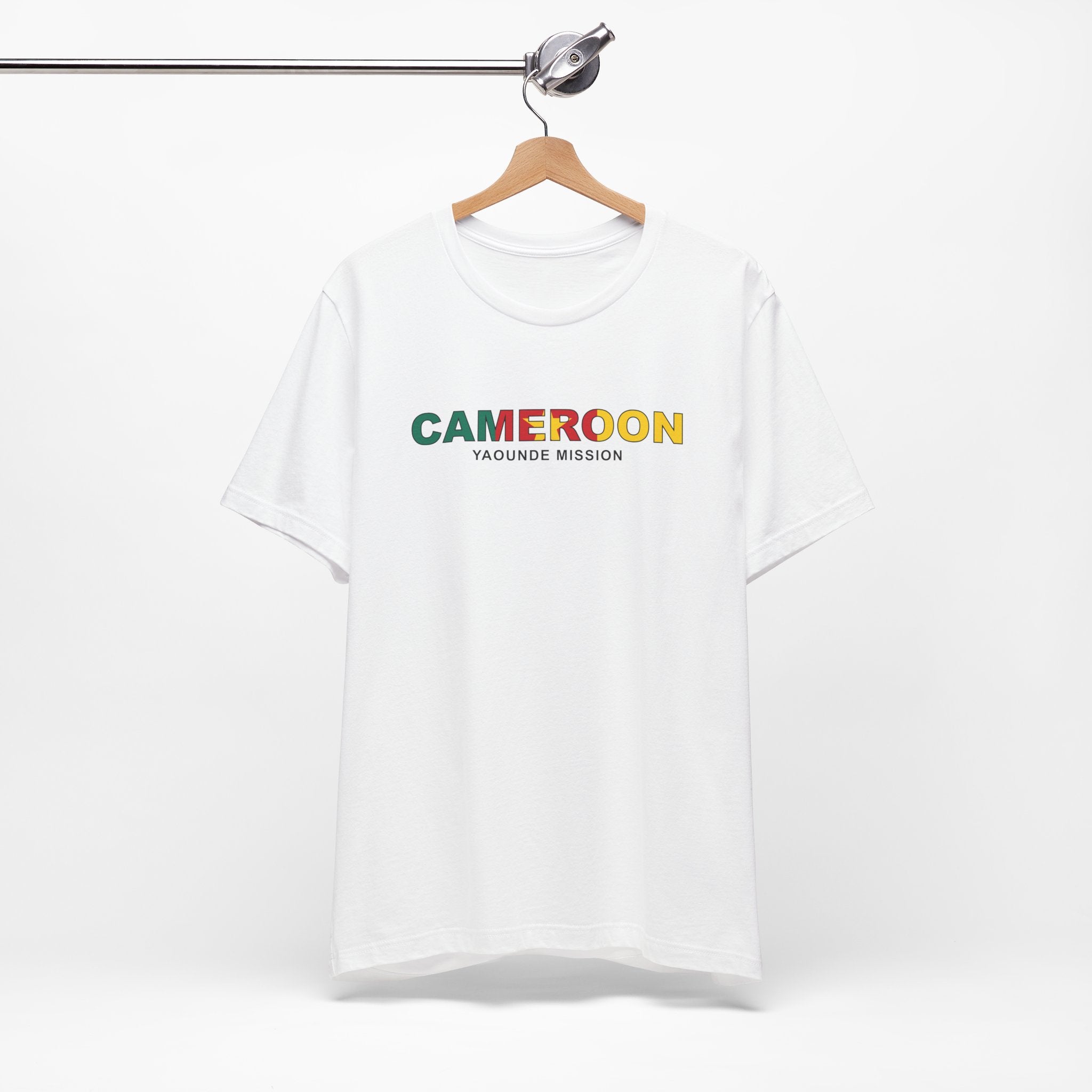 Cameroon Yaounde Mission Flag Title T-shirt - Mission Wishlist - LDS Missionary Gift Store