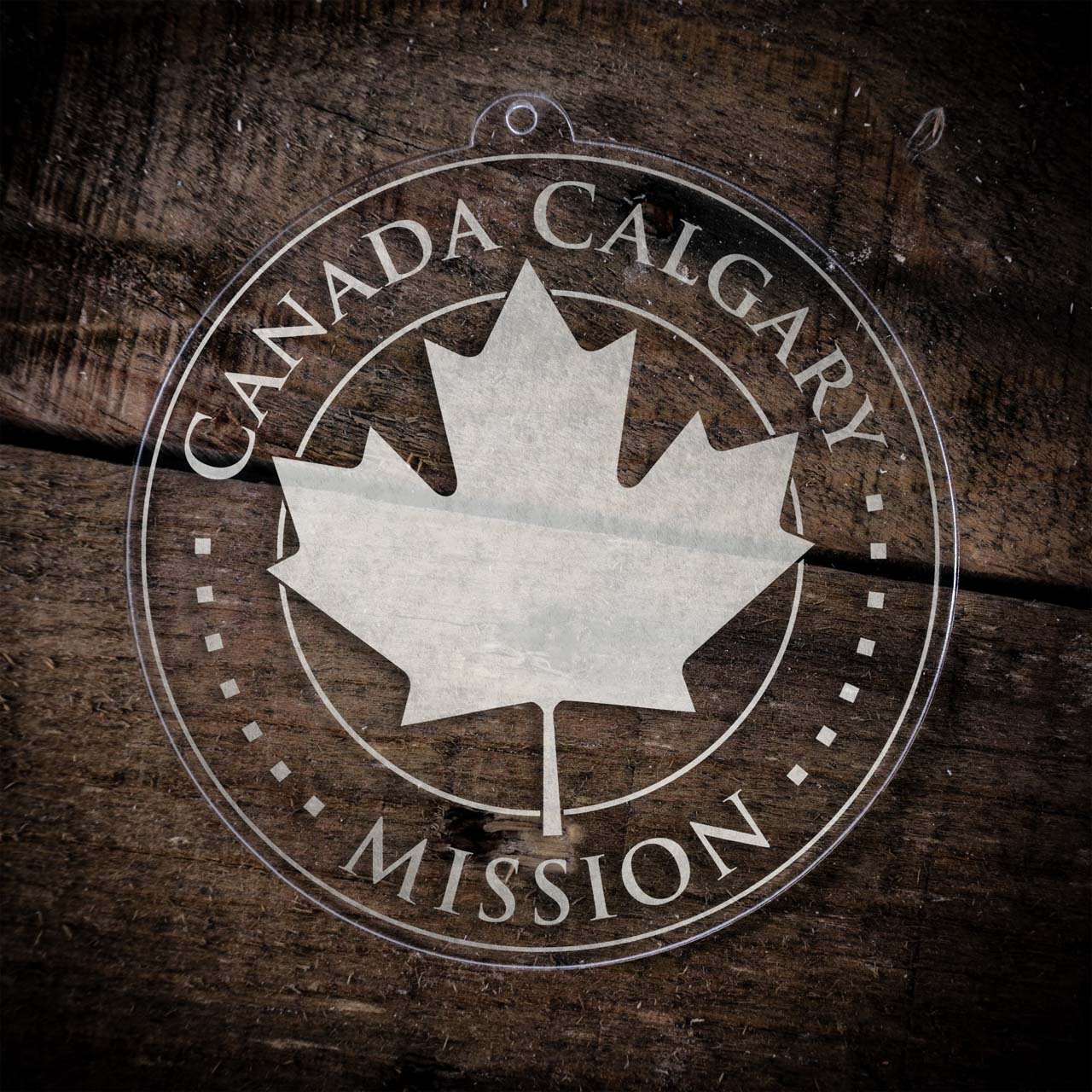 Canada Calgary Mission Christmas Ornament - Latter-Day Saint LDS Missionary Gift - Book of Mormon