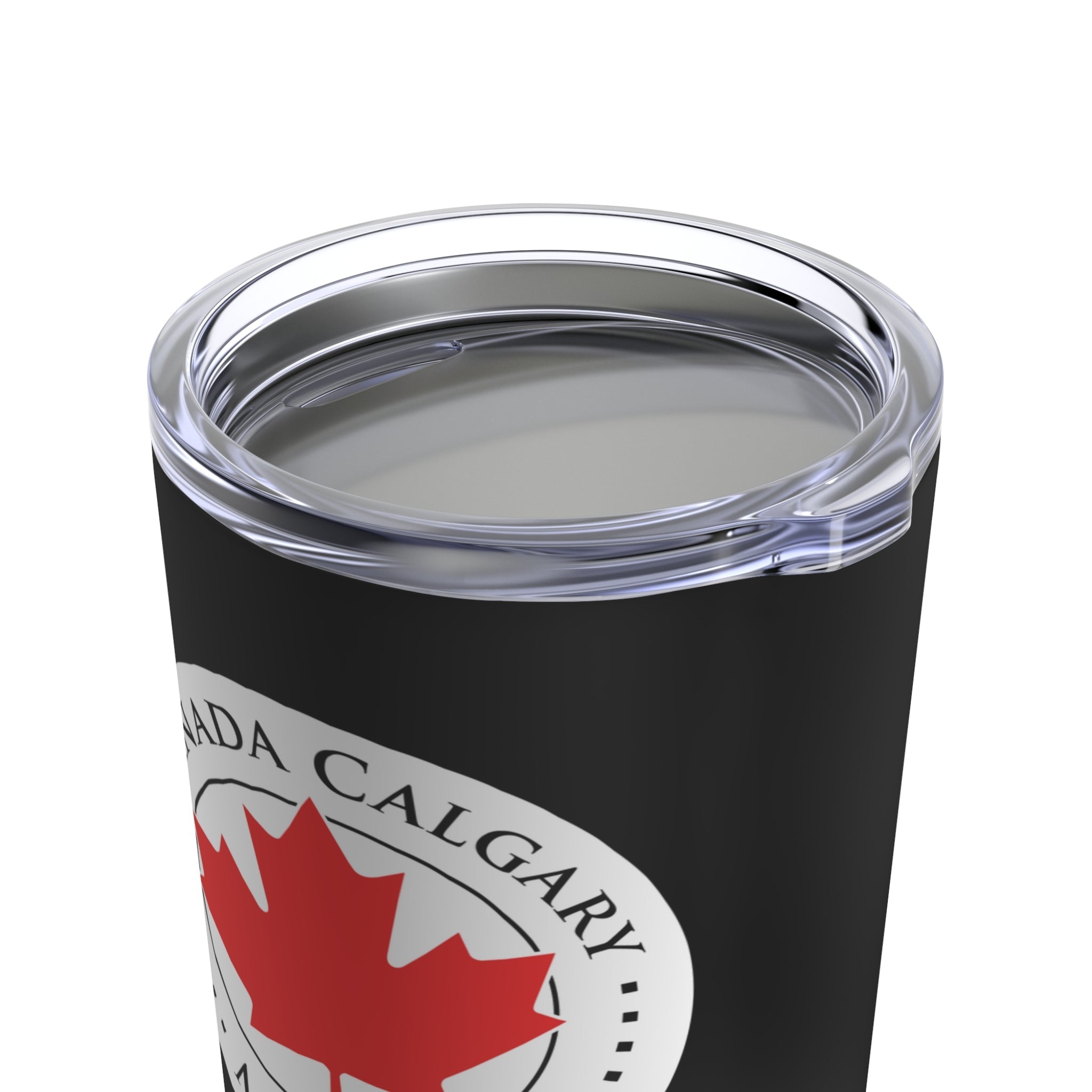 Canada Calgary Mission Circular Flag Black Tumbler 20oz - Latter-Day Saint LDS Missionary Gift - Book of Mormon