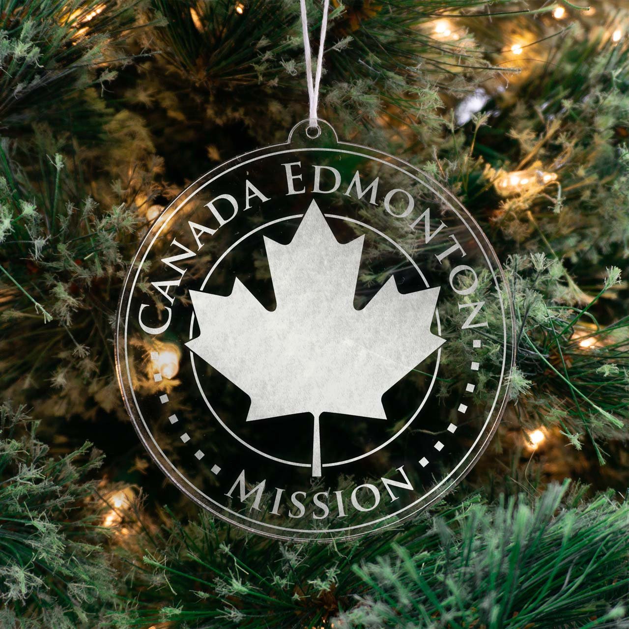 Canada Edmonton Mission Christmas Ornament - Latter-Day Saint LDS Missionary Gift - Book of Mormon