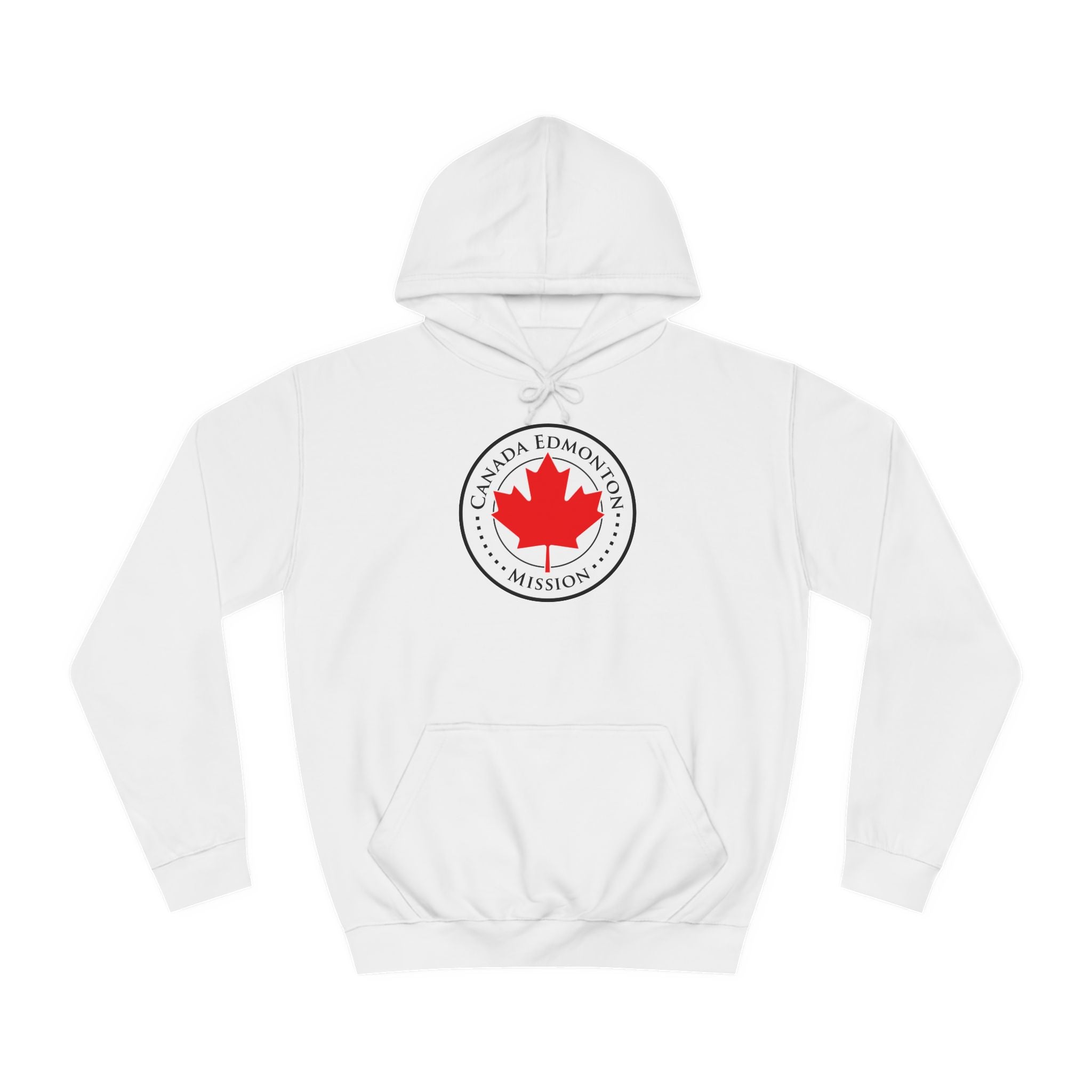 Canada Edmonton Mission Flag Logo (White Border) College Hoodie - Mission Wishlist - LDS Missionary Gift Store