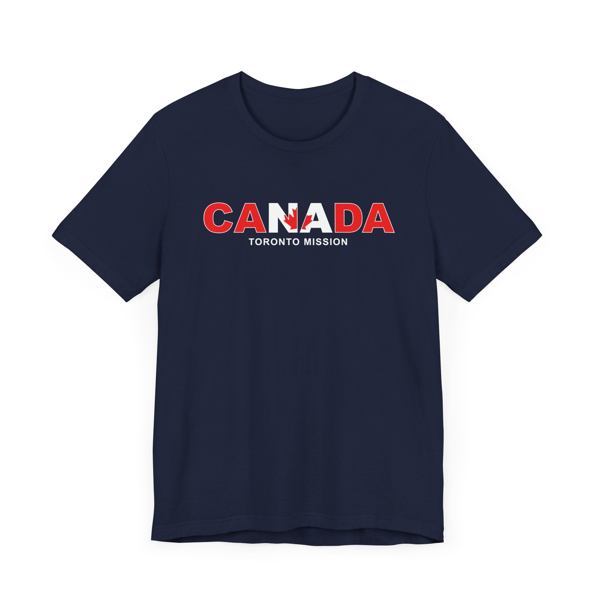 Canada Toronto Mission Flag Title T-shirt - Latter-Day Saint LDS Missionary Gift - Book of Mormon