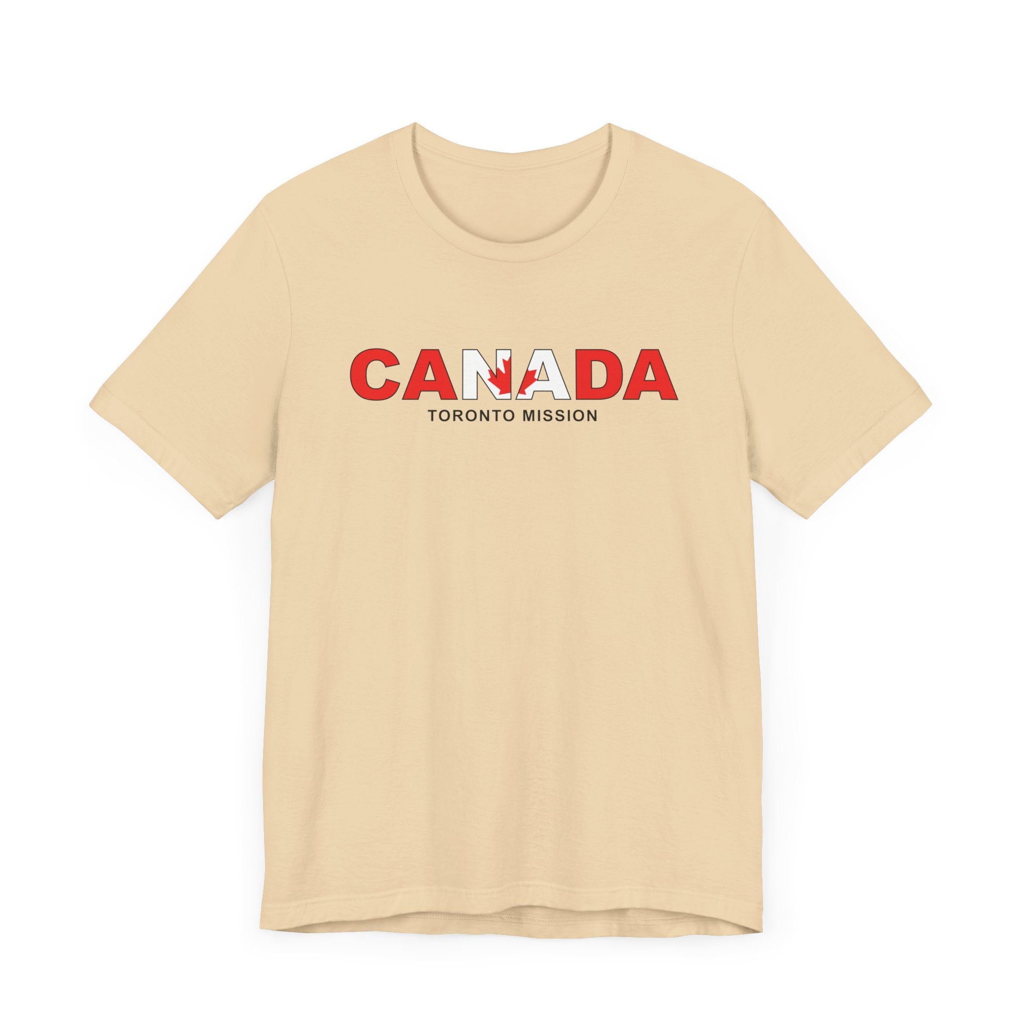 Canada Toronto Mission Flag Title T-shirt - Latter-Day Saint LDS Missionary Gift - Book of Mormon